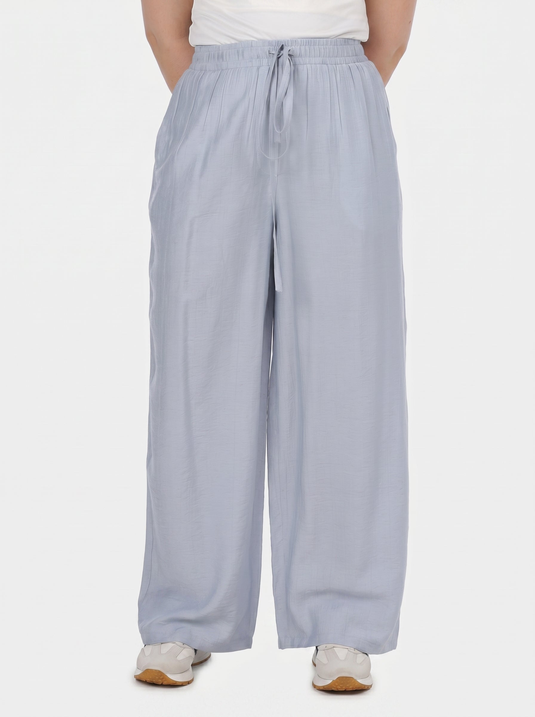 Wide Leg Fabric Pants 20539178