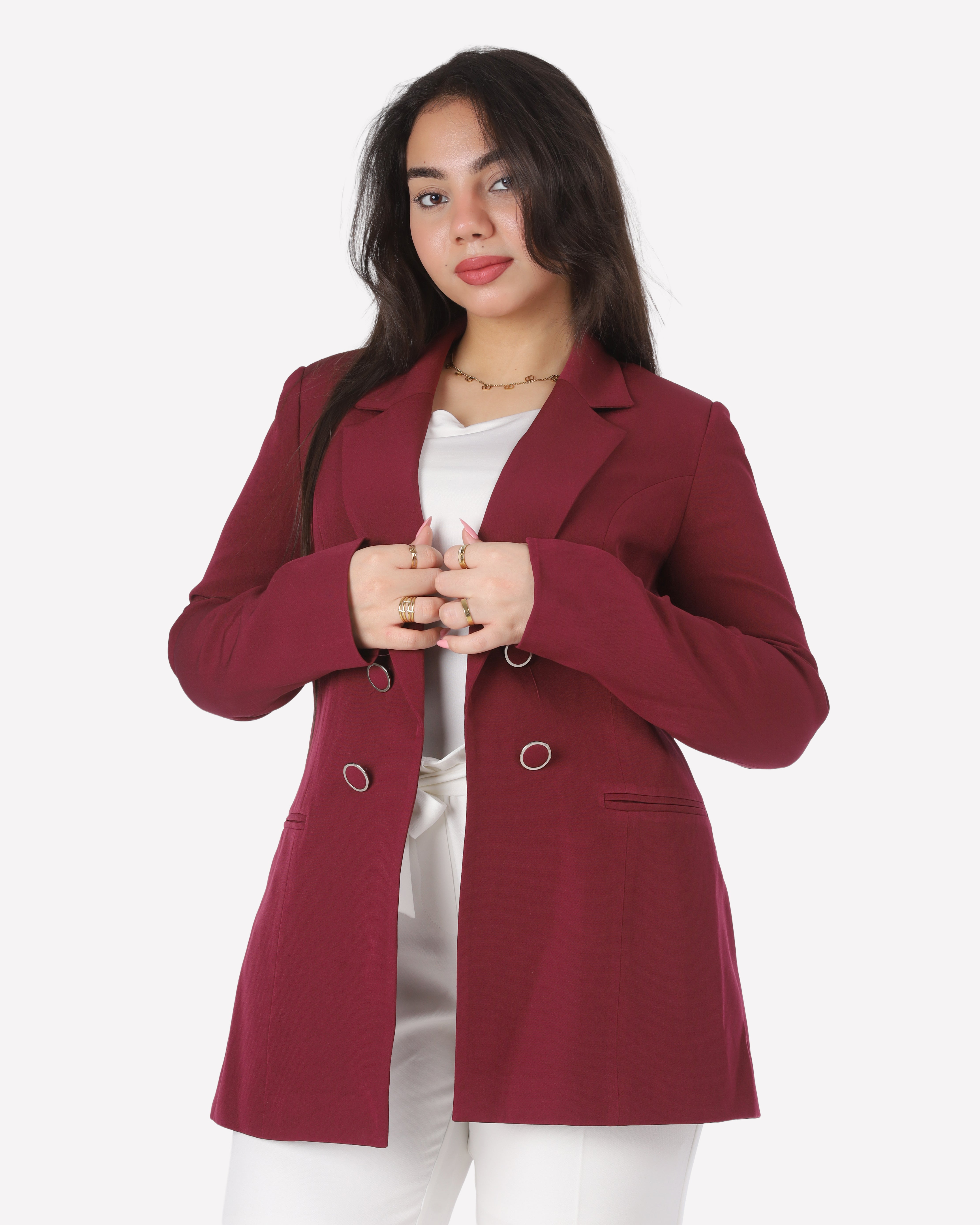 Classic Blazer with Buttons 205410030
