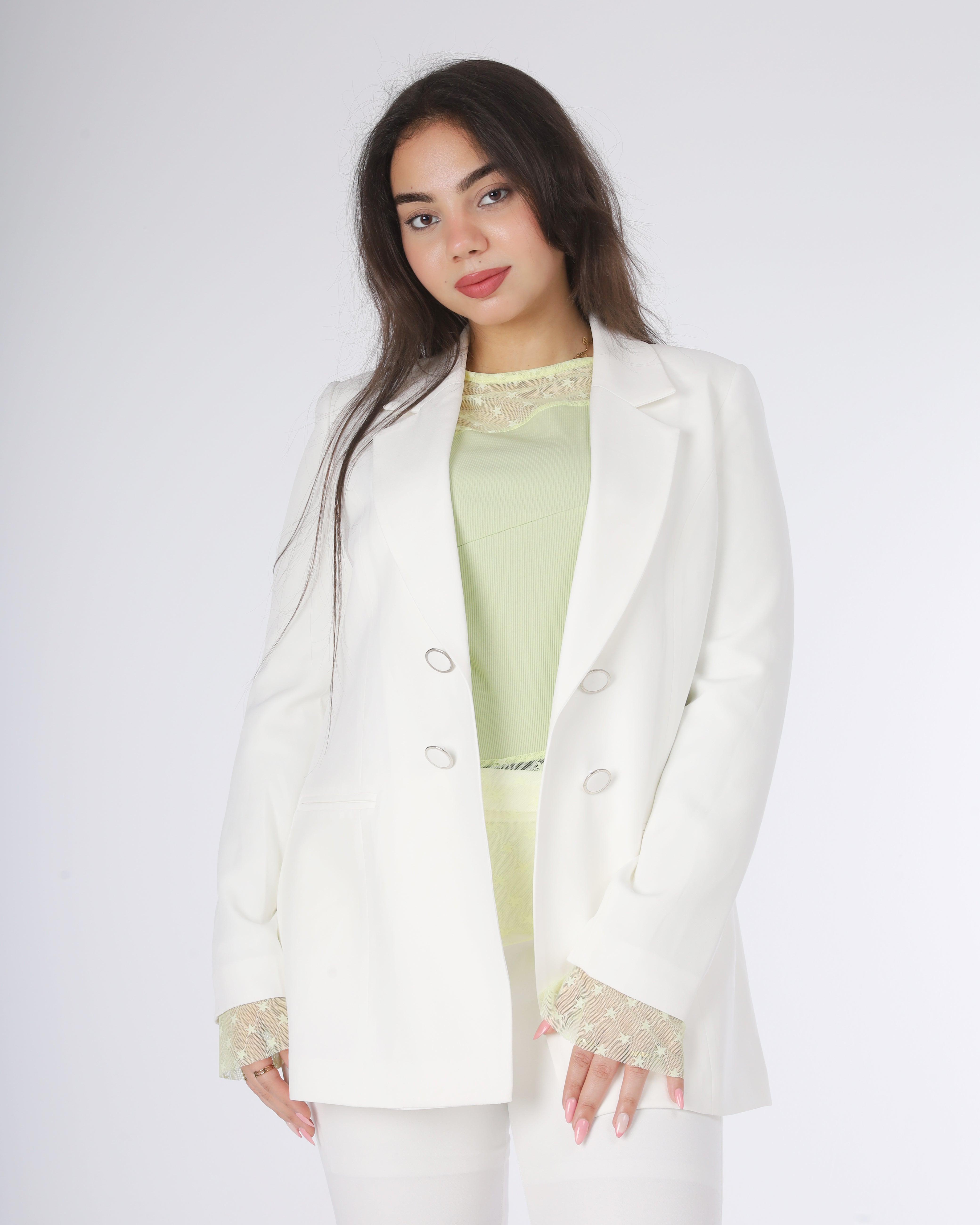 Classic Blazer with Buttons 205410030