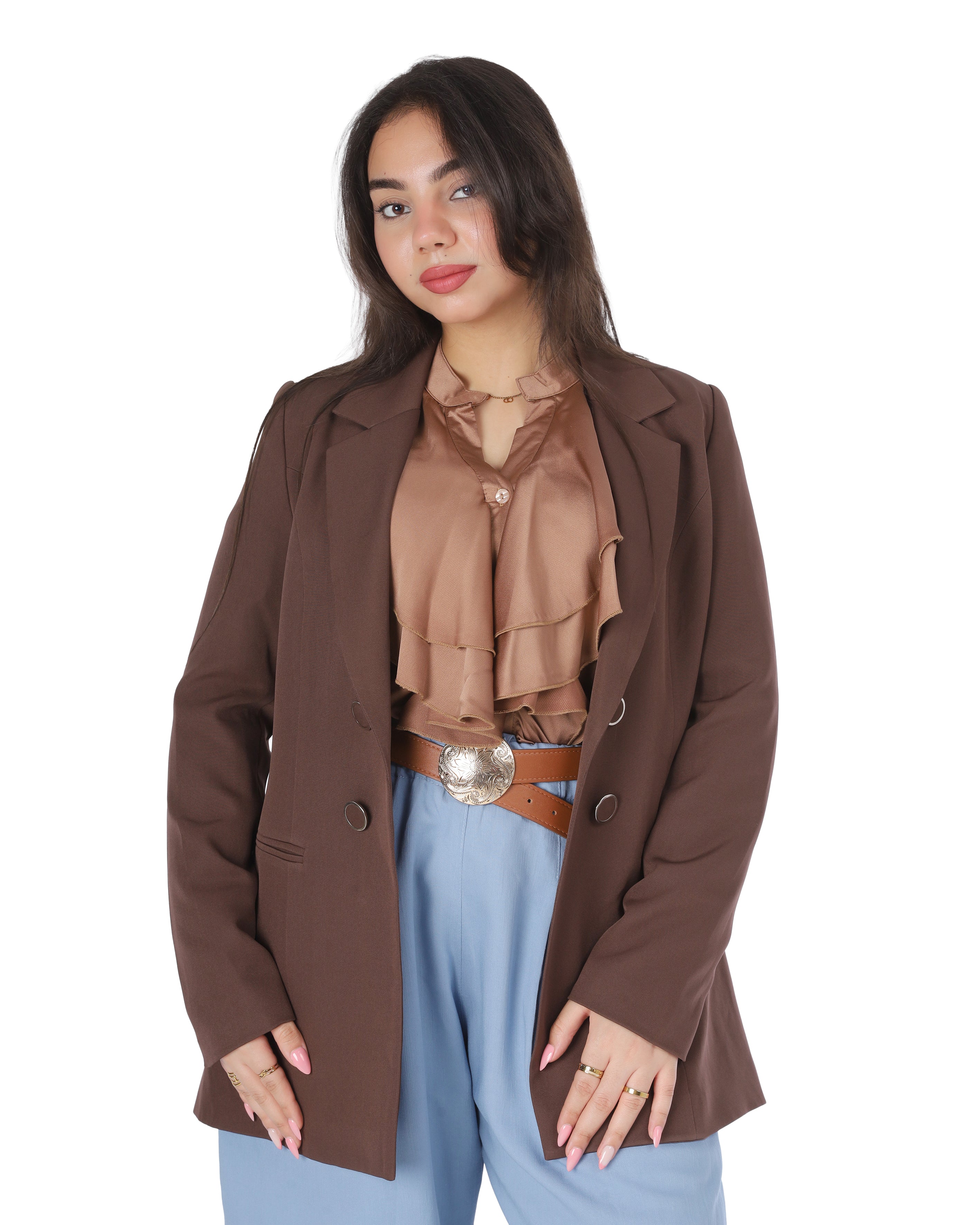 Classic Blazer with Buttons 205410030