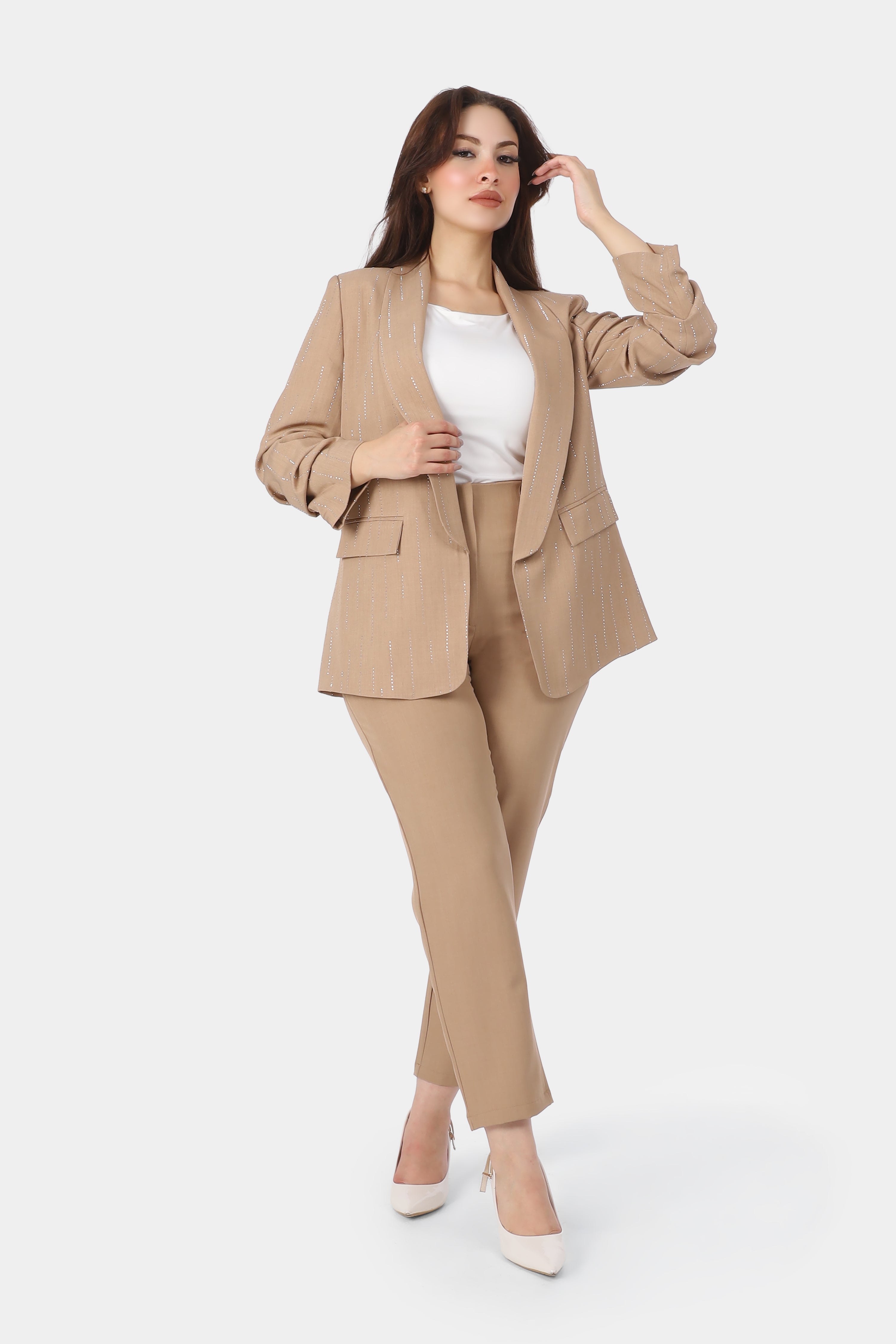 Formal Suit with Embellished Blazer 20549040