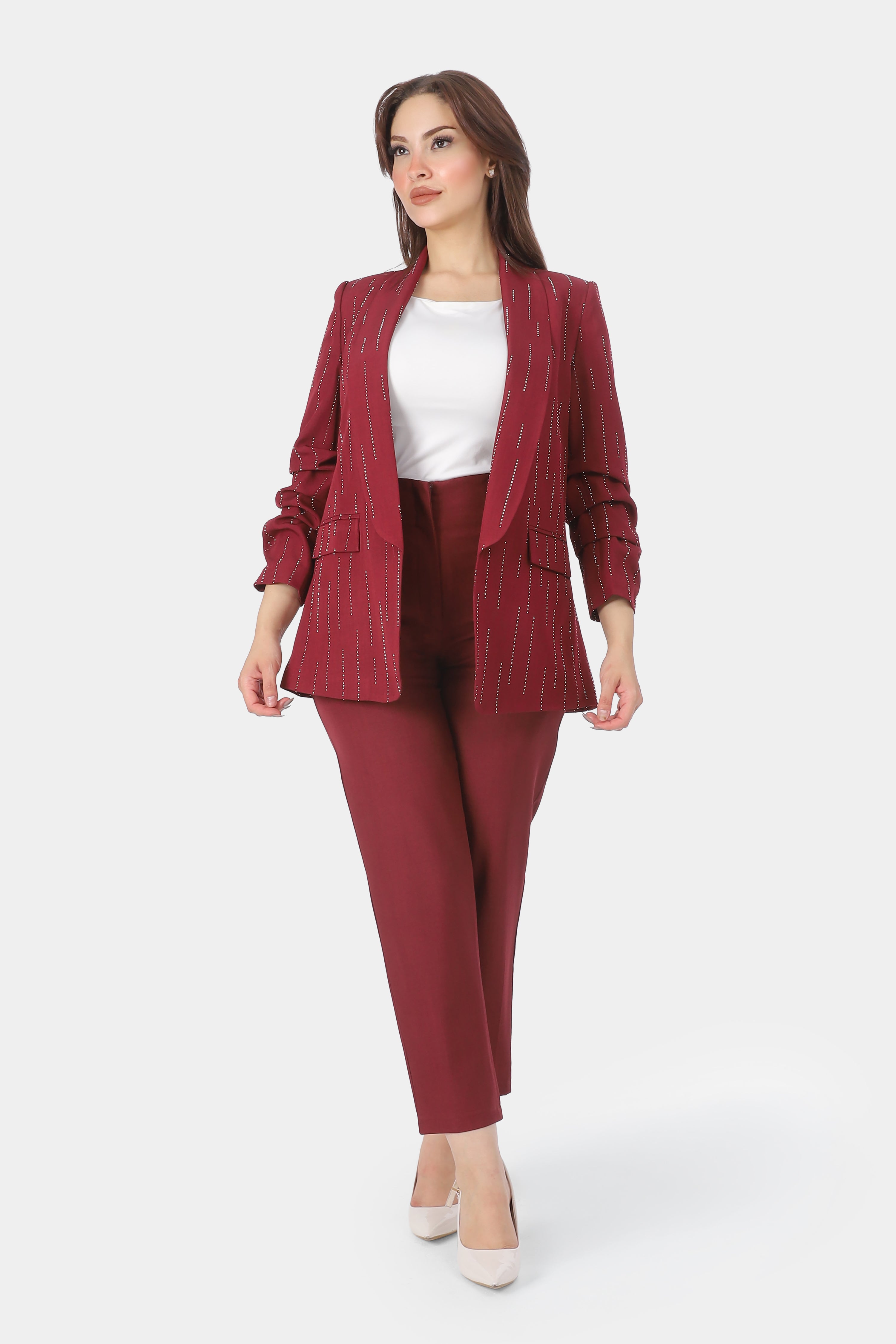 Formal Suit with Embellished Blazer 20549040