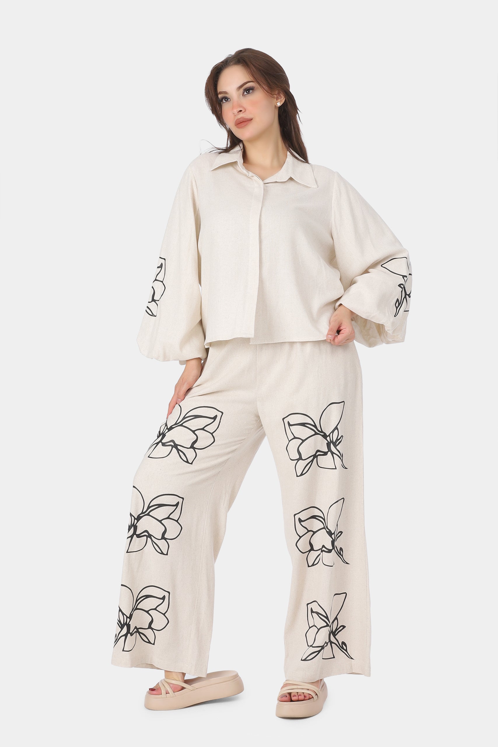 Elegant Relaxed Fit Co-Ord Set 20549045