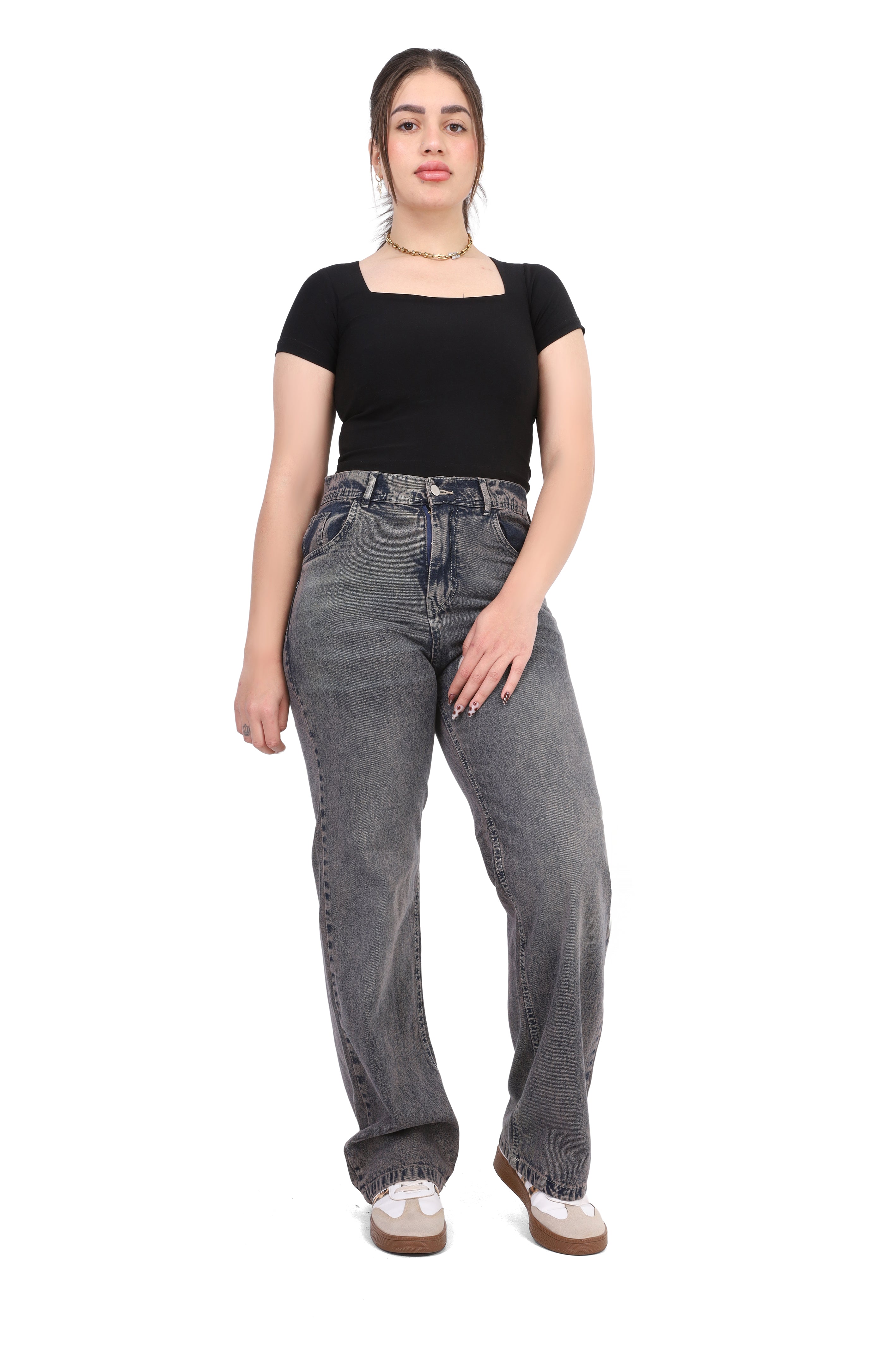 High-Waisted Wide-Leg Jeans 205511/1