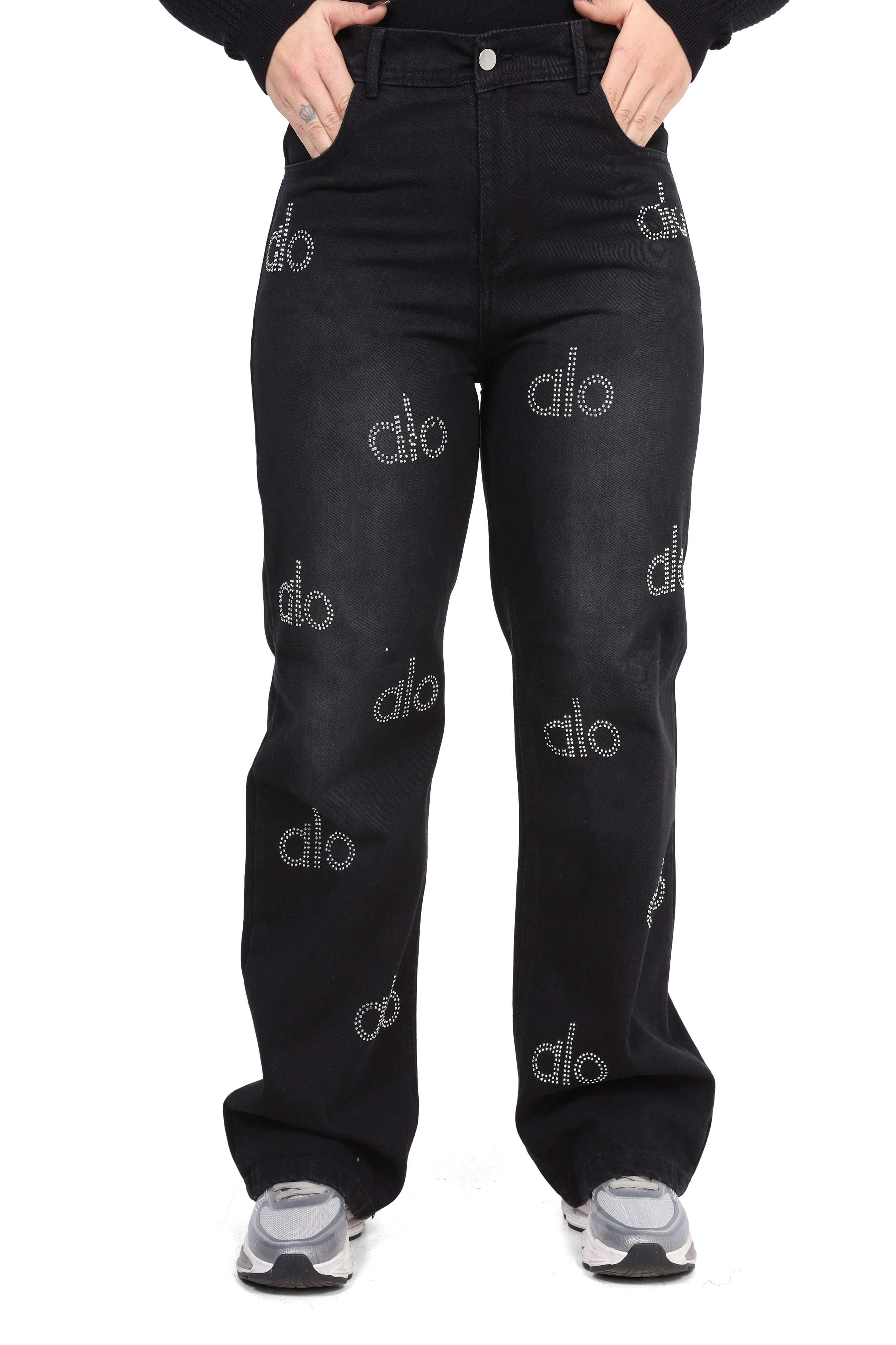Straight Leg Denim Jeans 20558