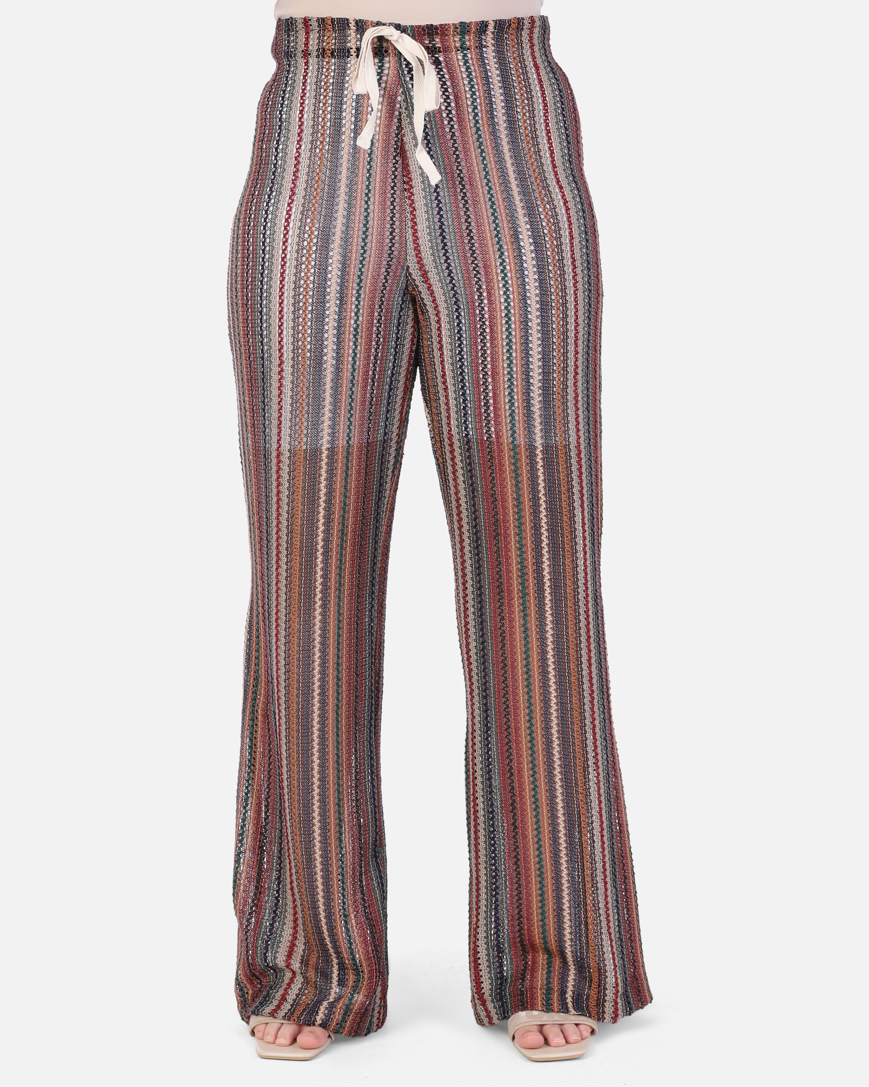 Colorful Knit Beach Pants 205660142