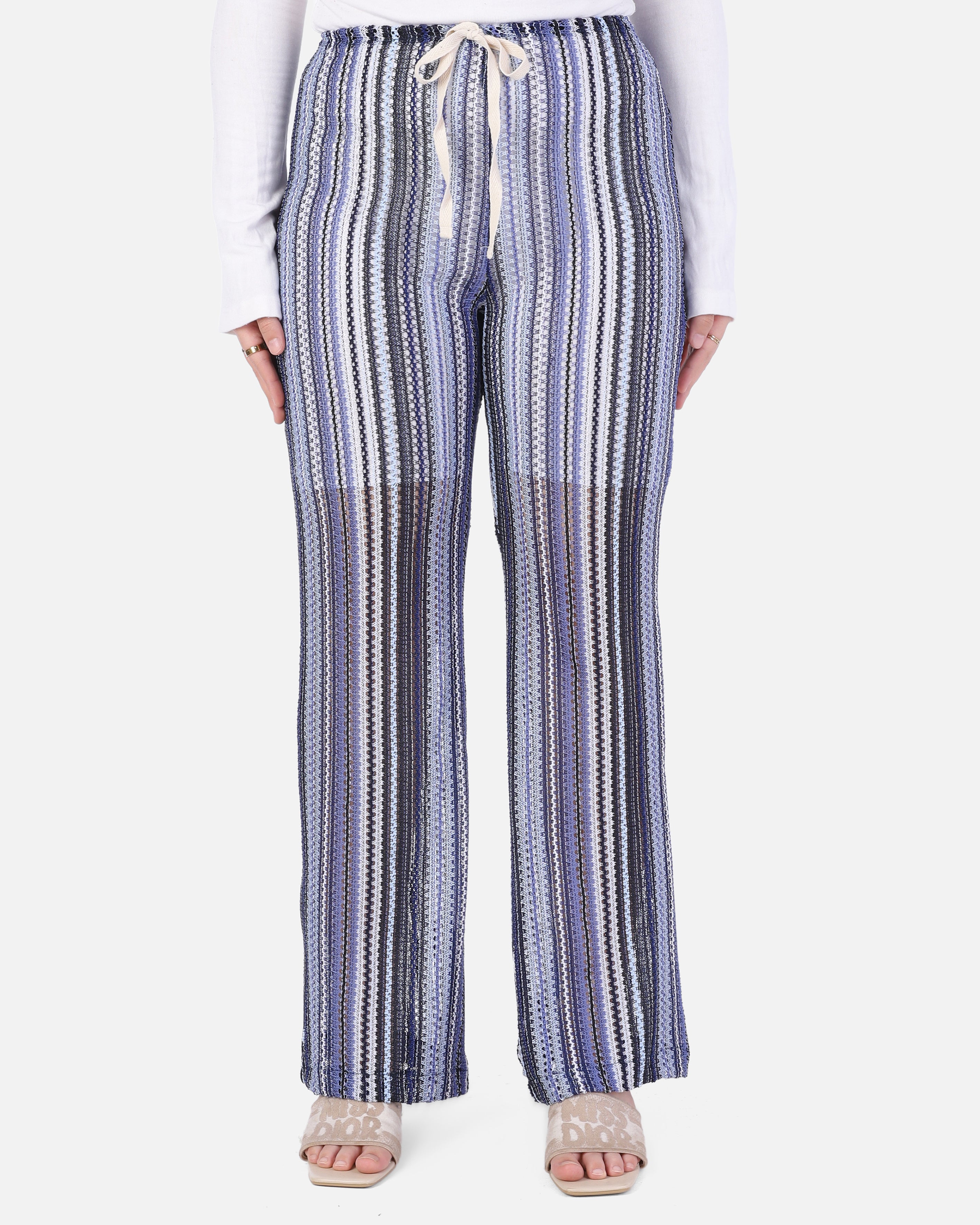 Colorful Knit Beach Pants 205660142