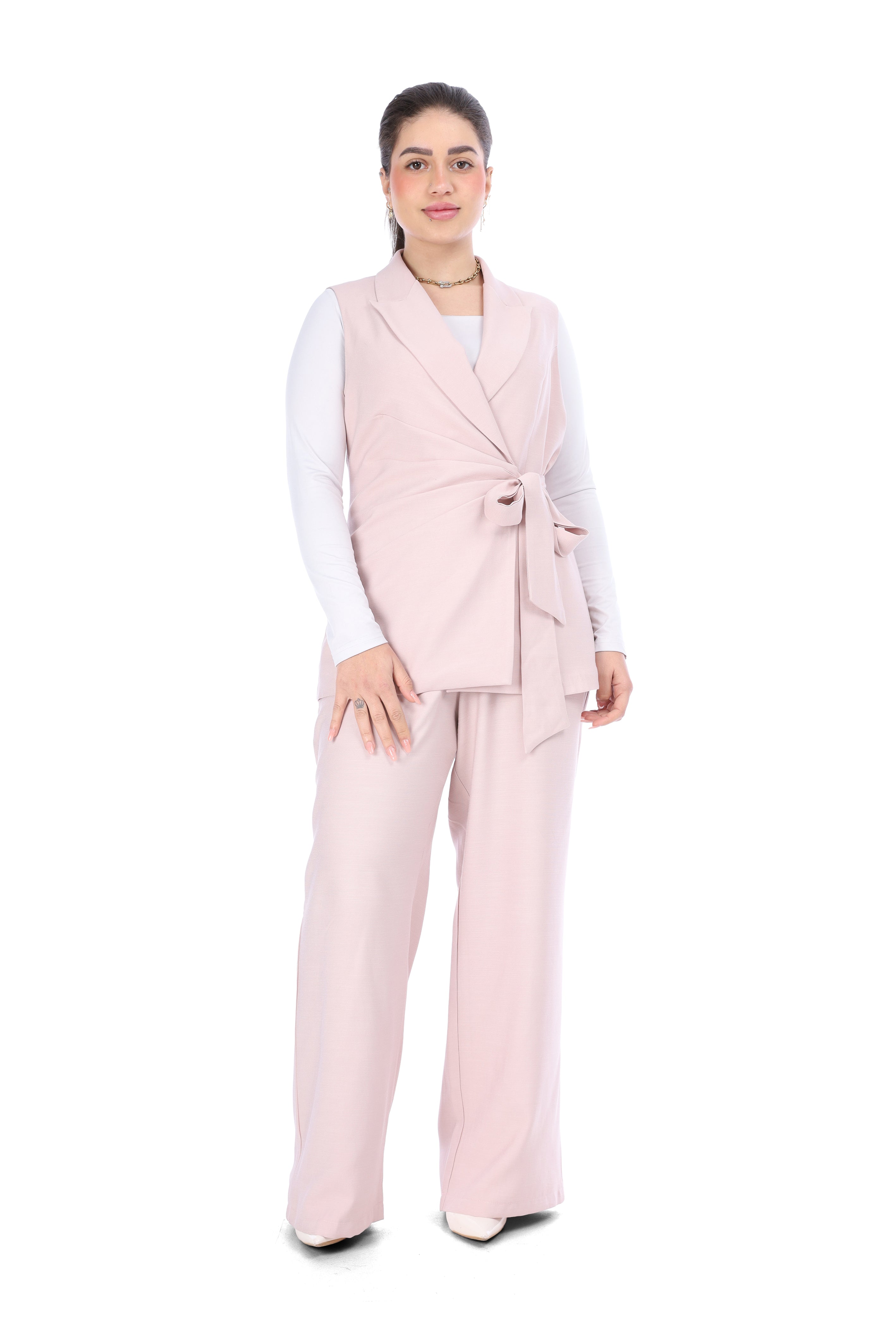 Formal Suit with Side Tie Blazer 20571075
