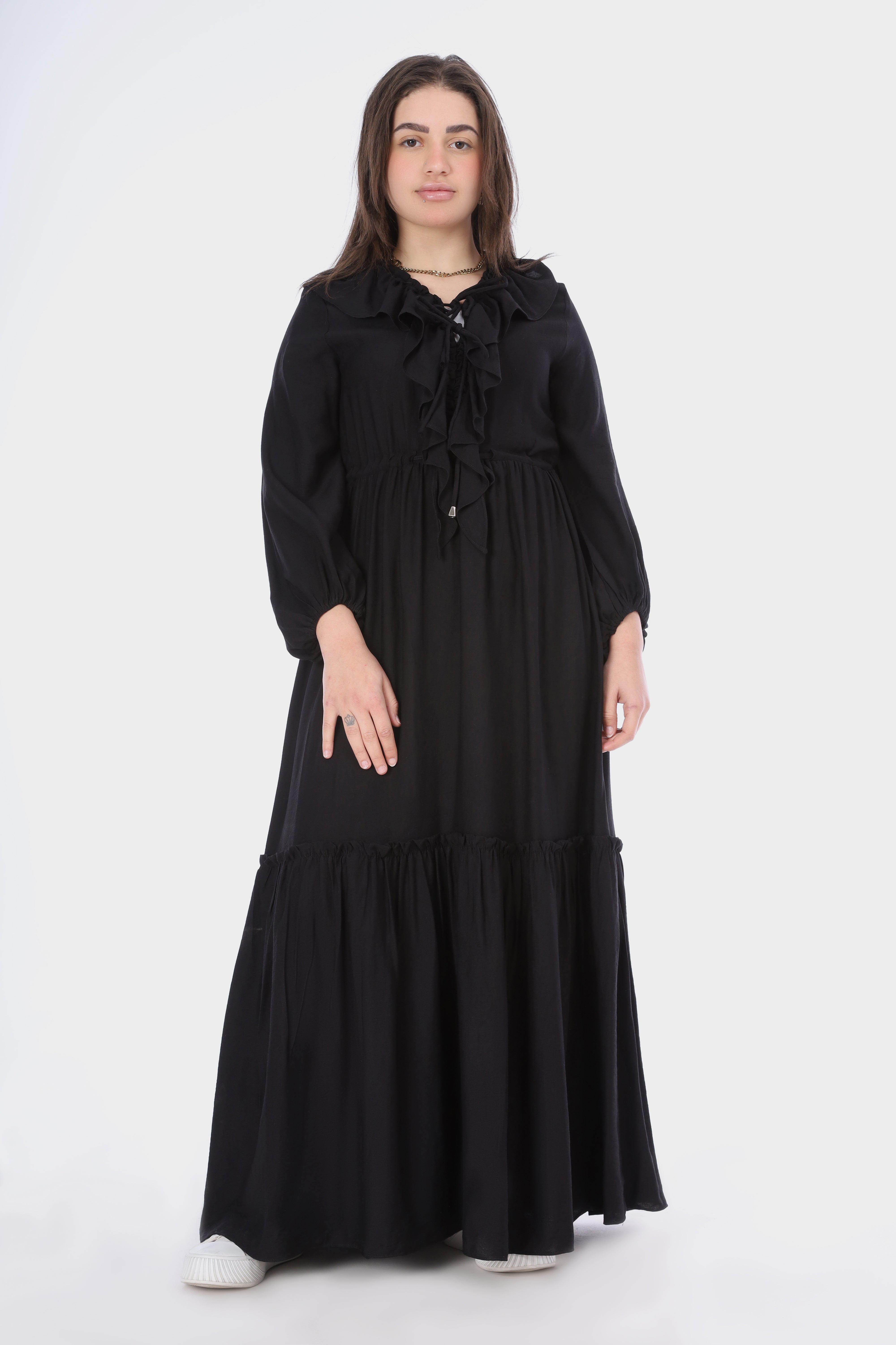 Maxi Dress With Front Tie 20571079