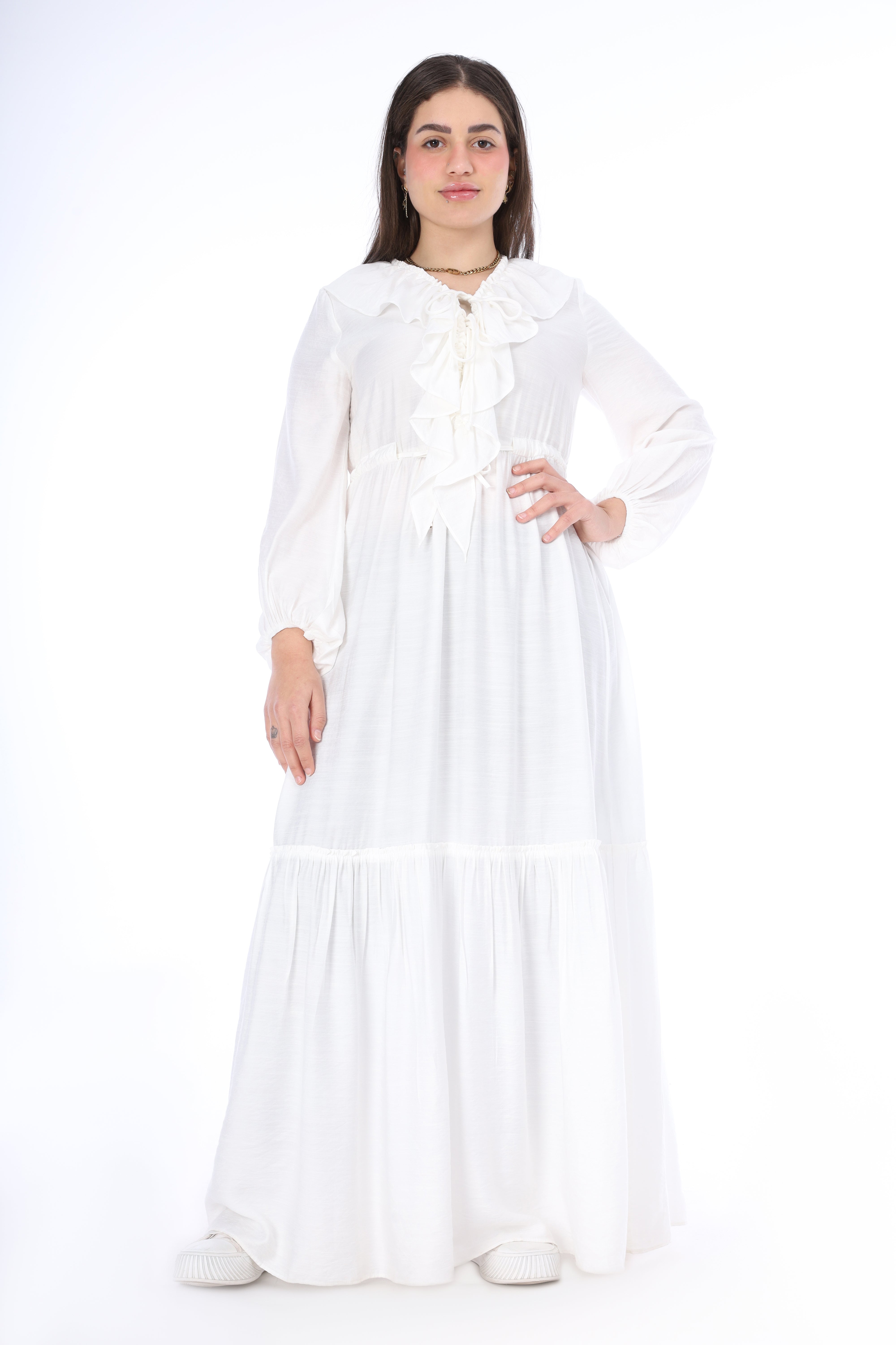 Maxi Dress With Front Tie 20571079
