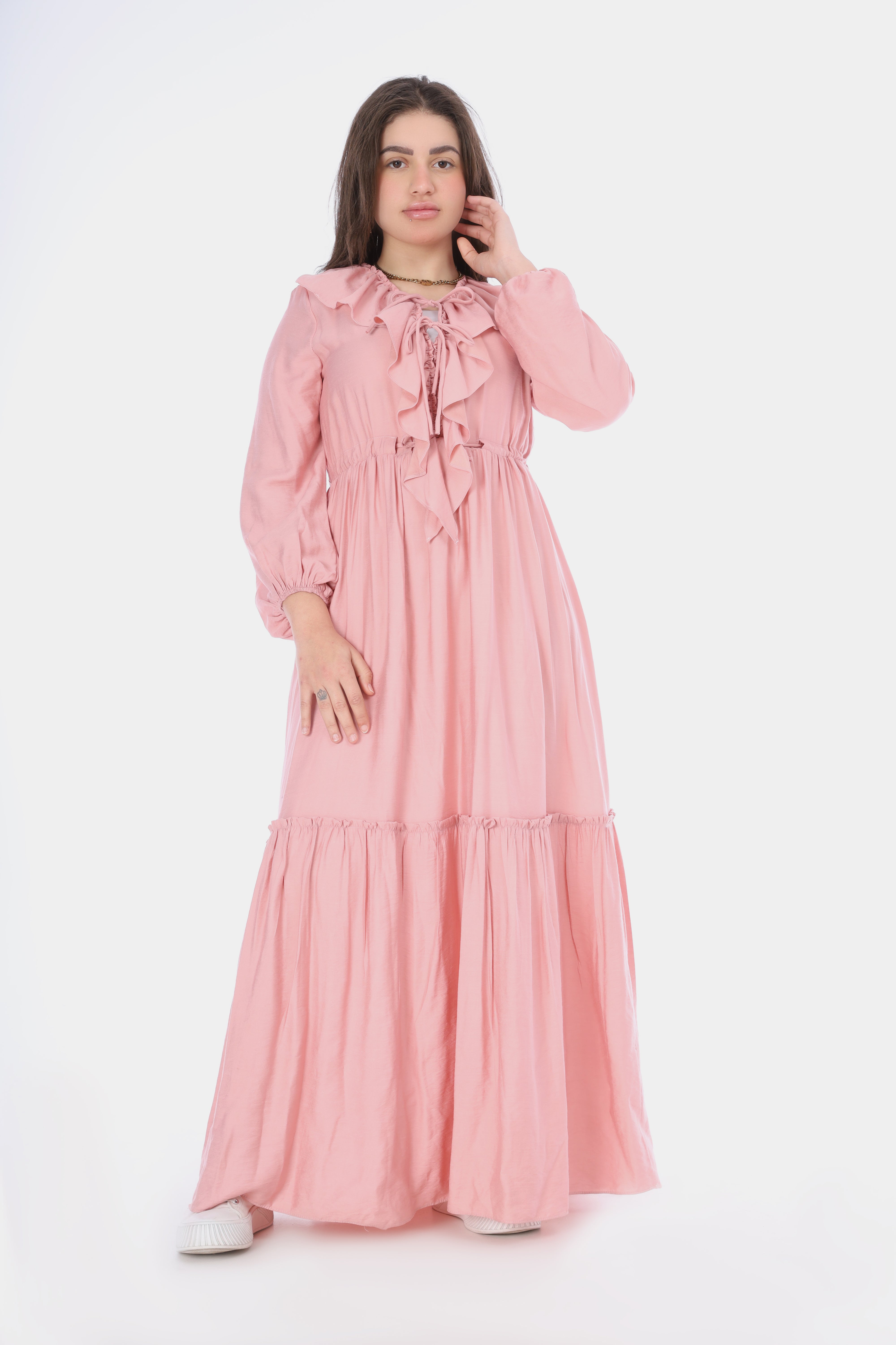 Maxi Dress With Front Tie 20571079