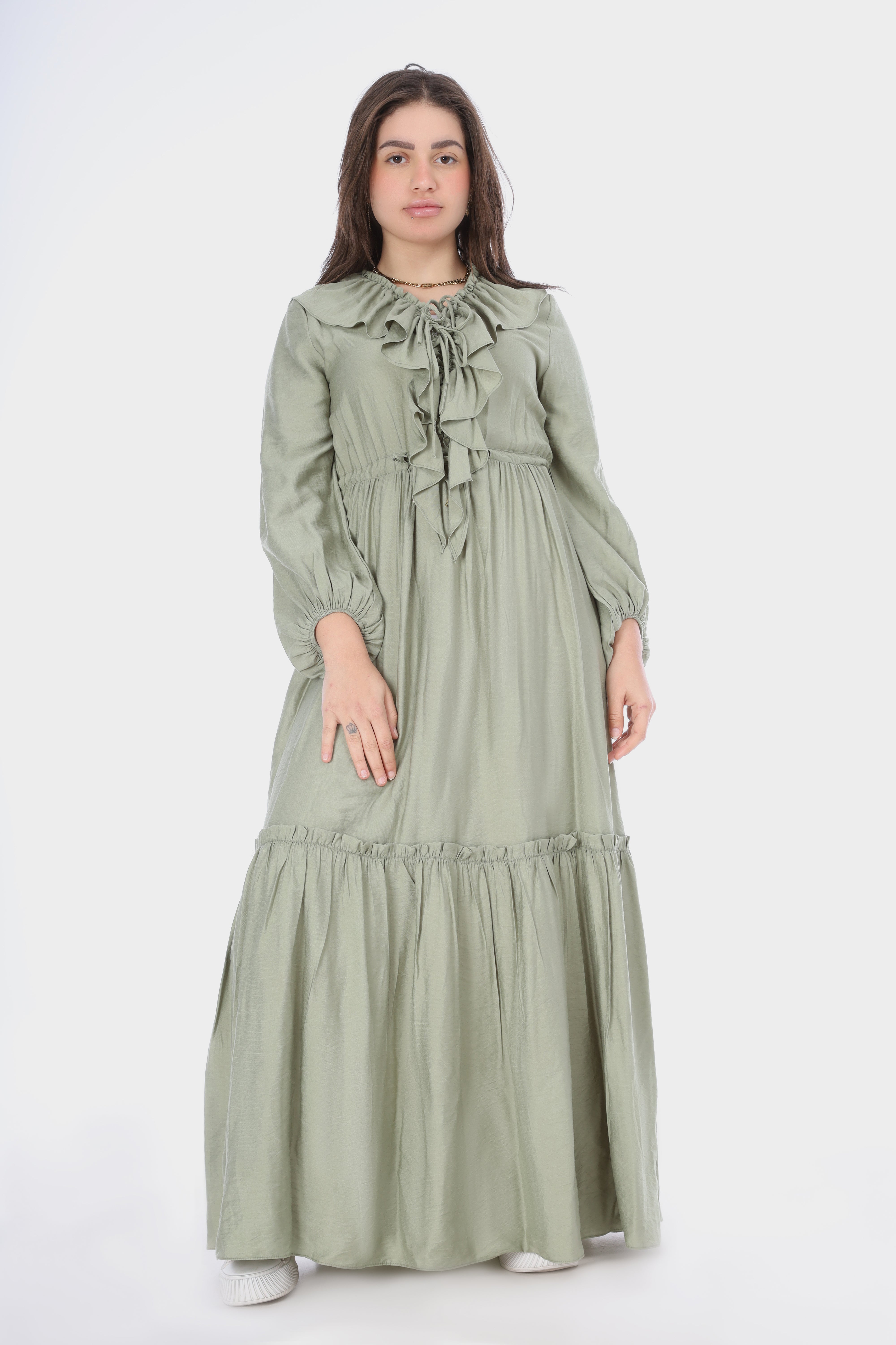 Maxi Dress With Front Tie 20571079