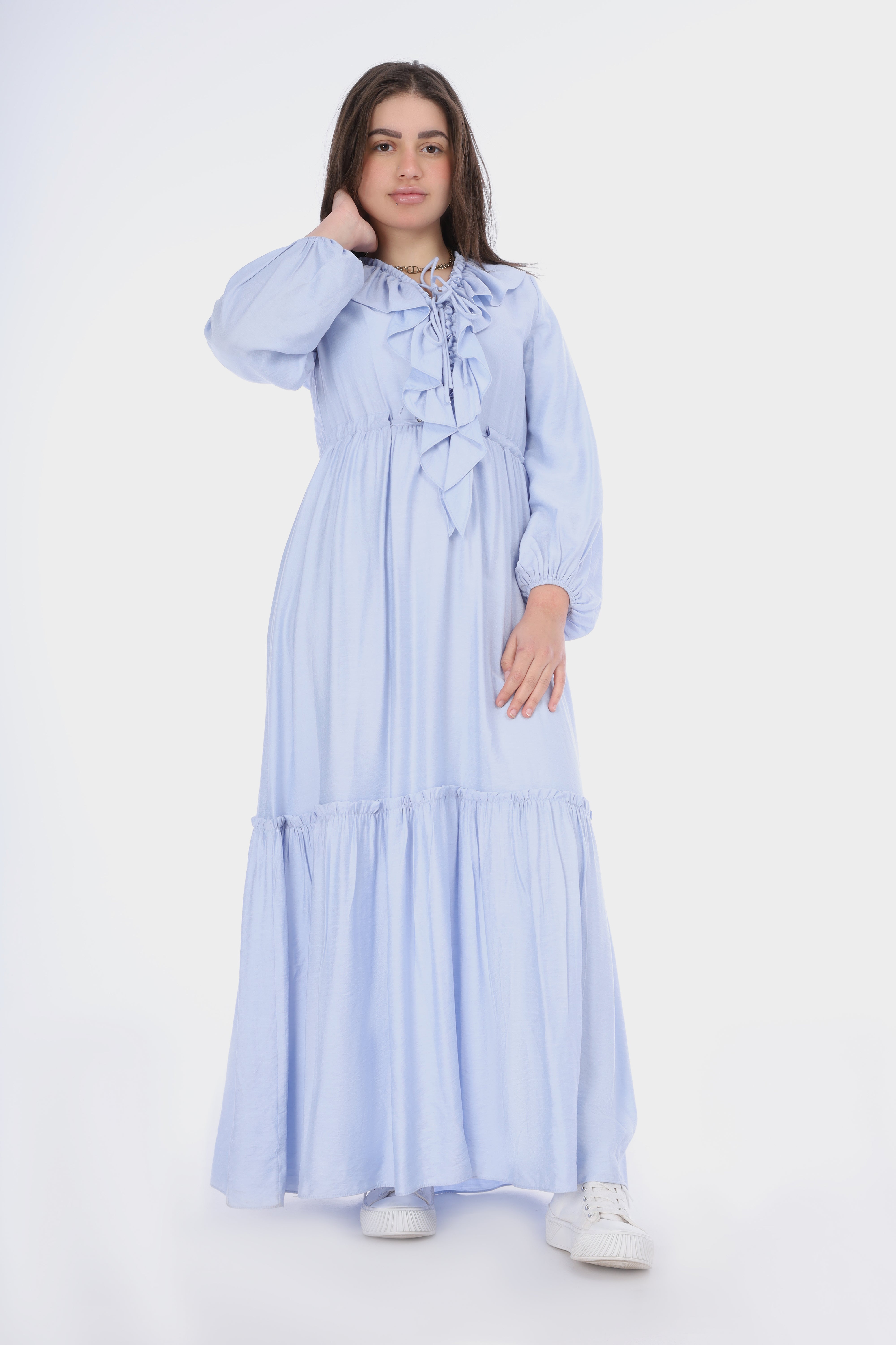 Maxi Dress With Front Tie 20571079