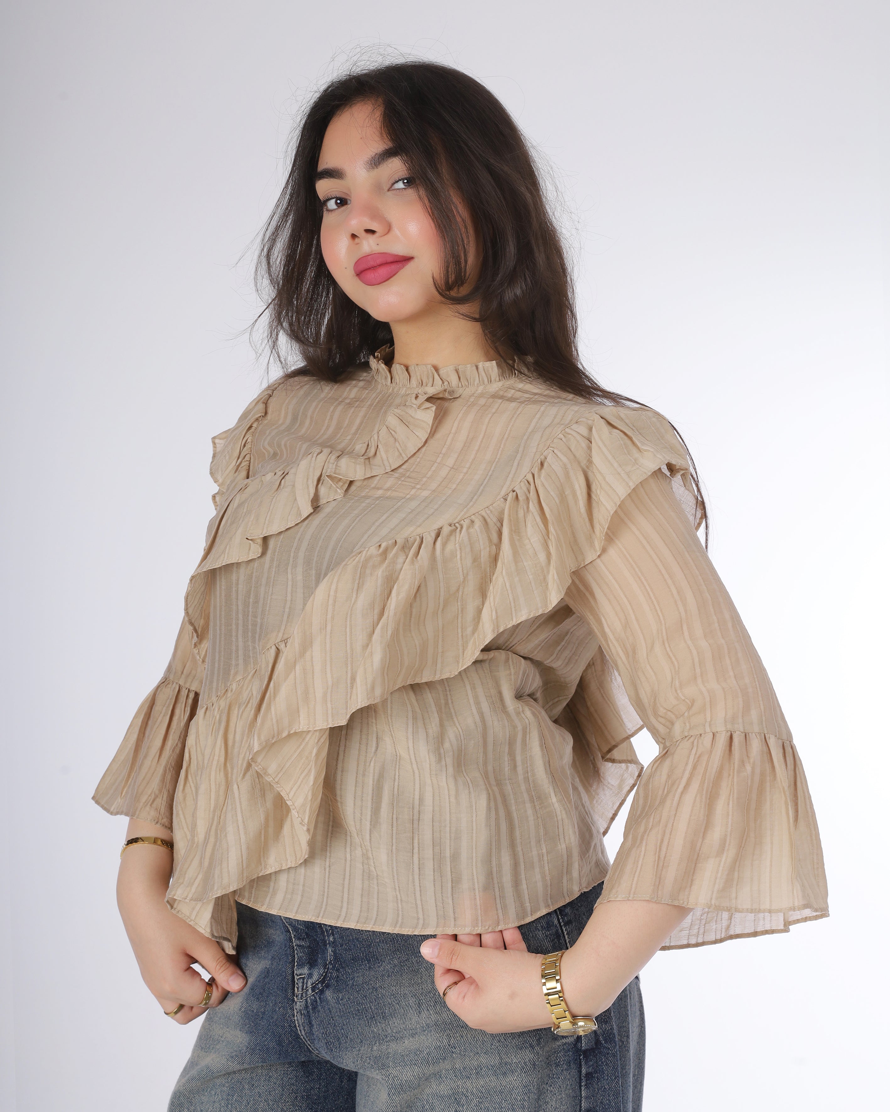 Ruffle Chiffon Blouse 20571088