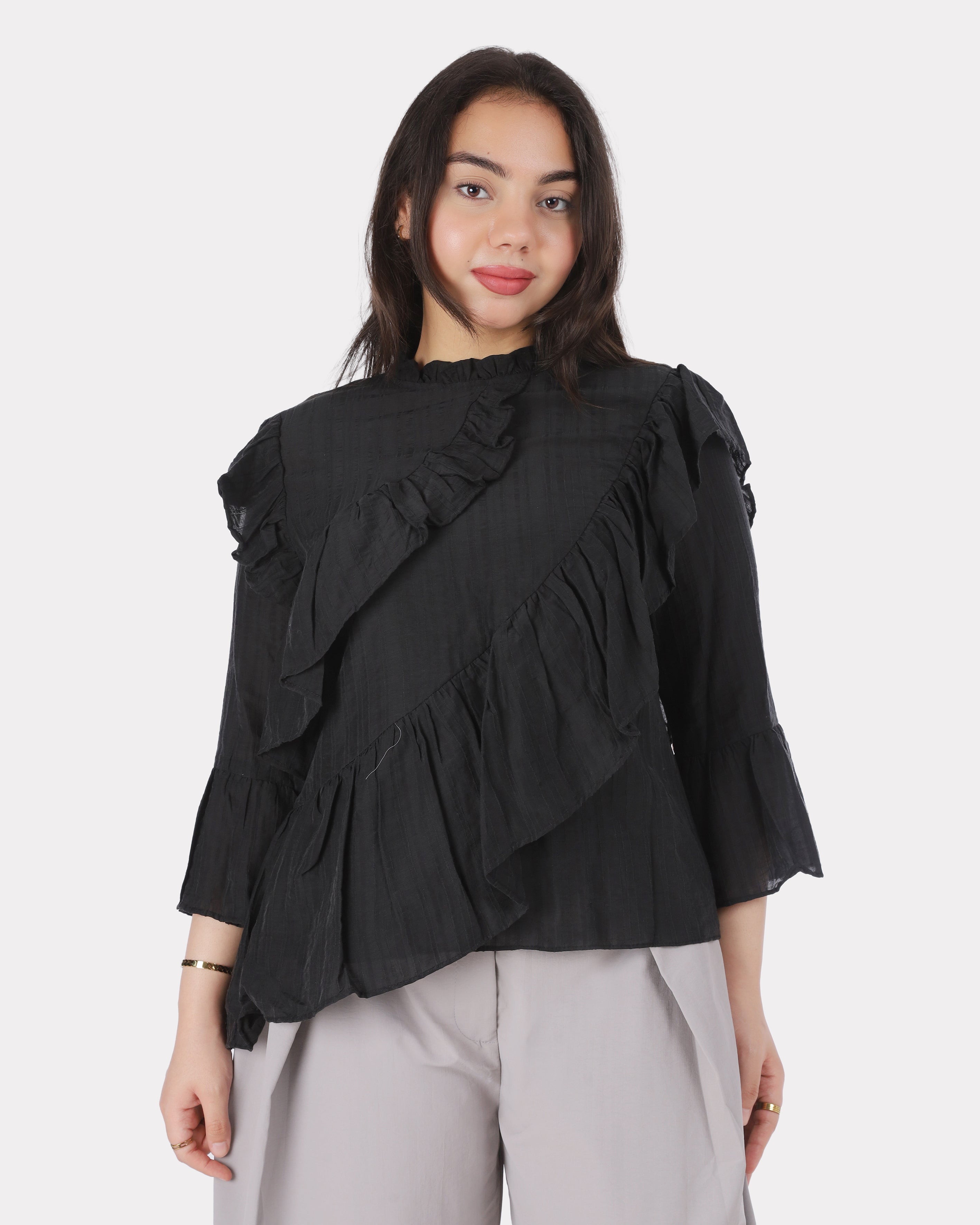 Ruffle Chiffon Blouse 20571088