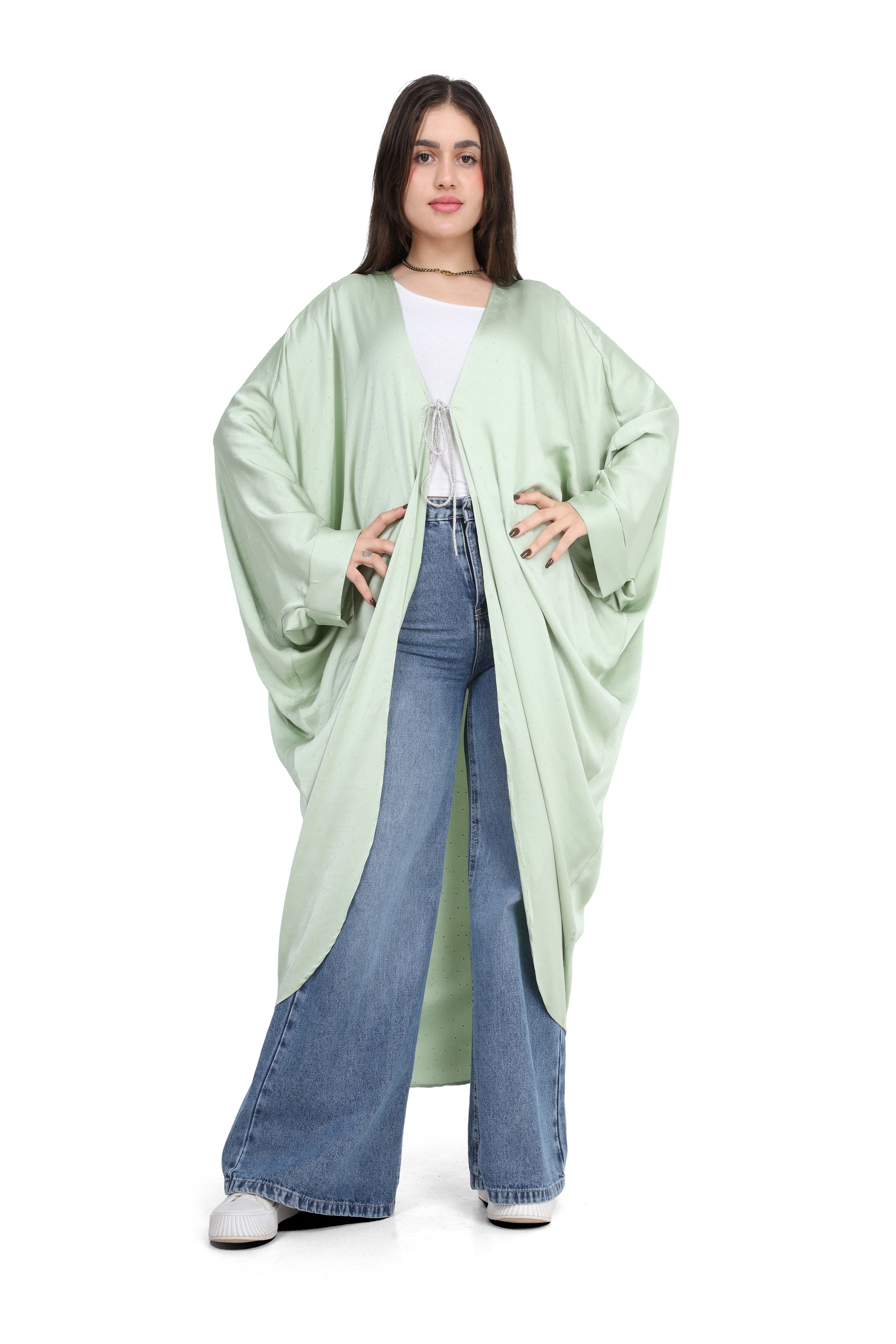 Sparkle Polka Dot Cardigan with Tie 2059E221
