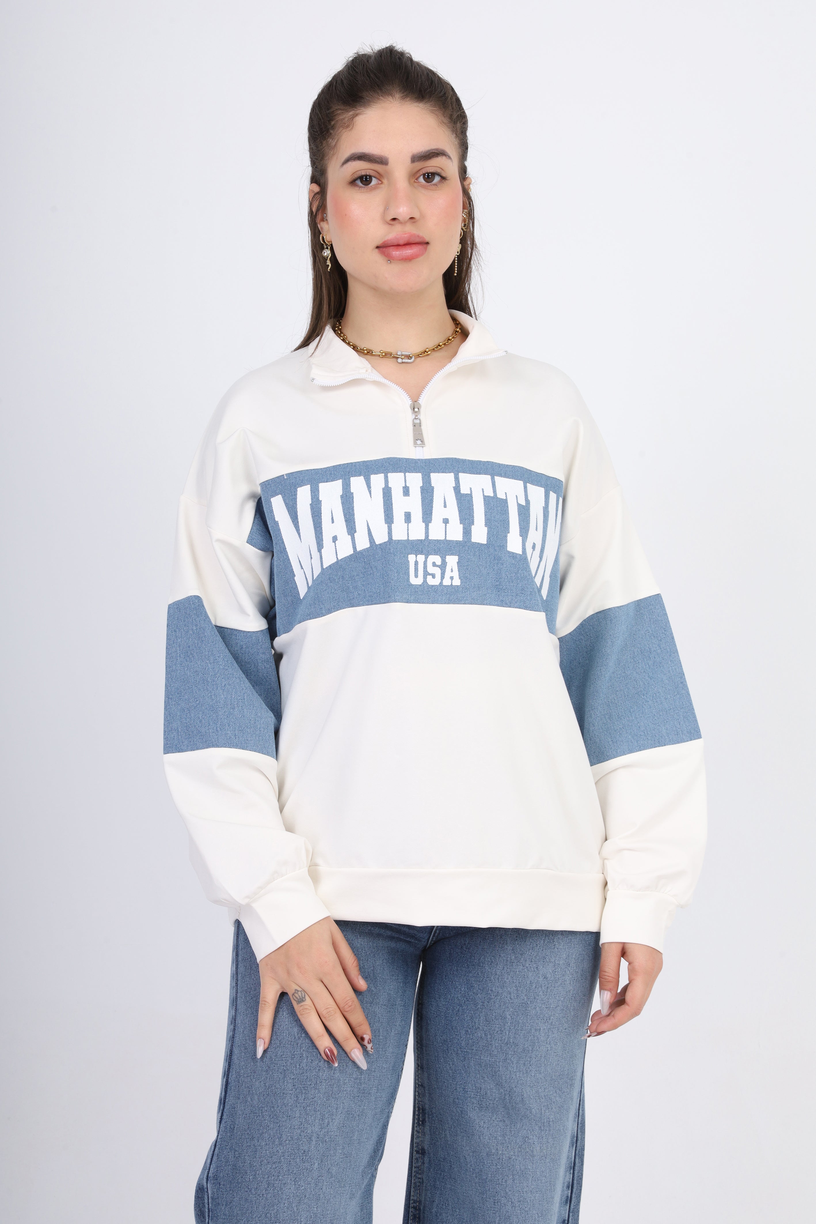 Graphic Oversized Sweatshirt 2059S301