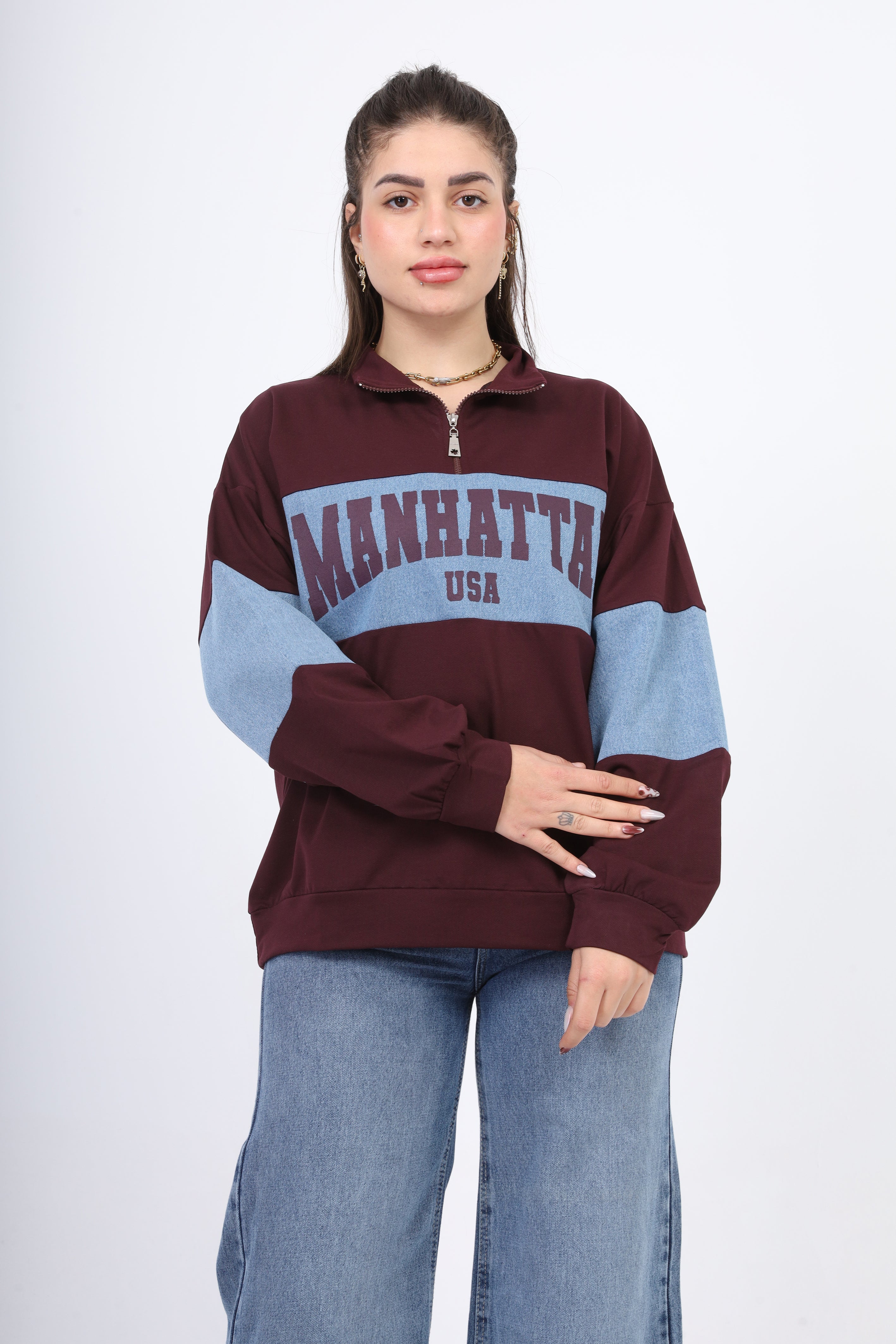Graphic Oversized Sweatshirt 2059S301