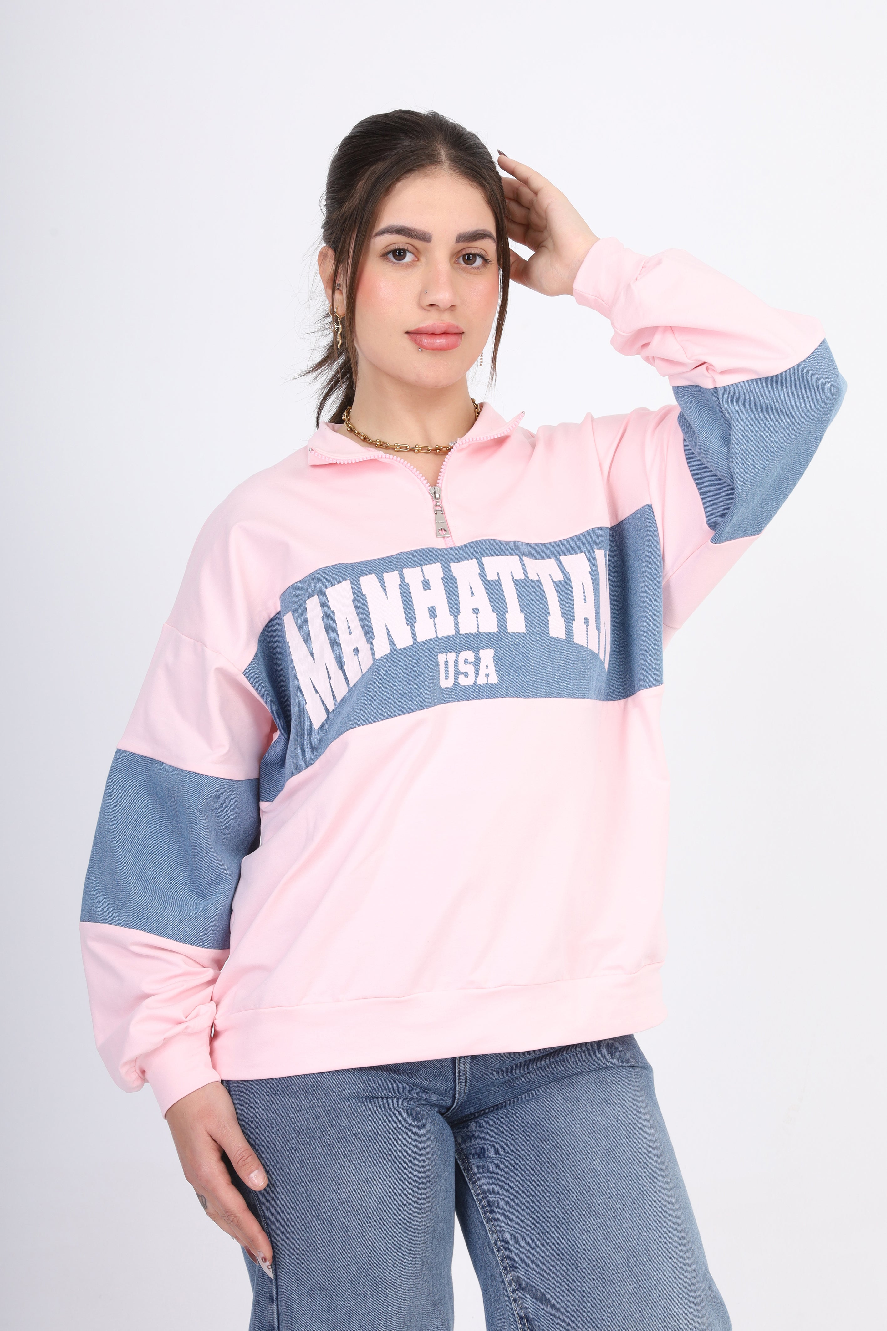 Graphic Oversized Sweatshirt 2059S301