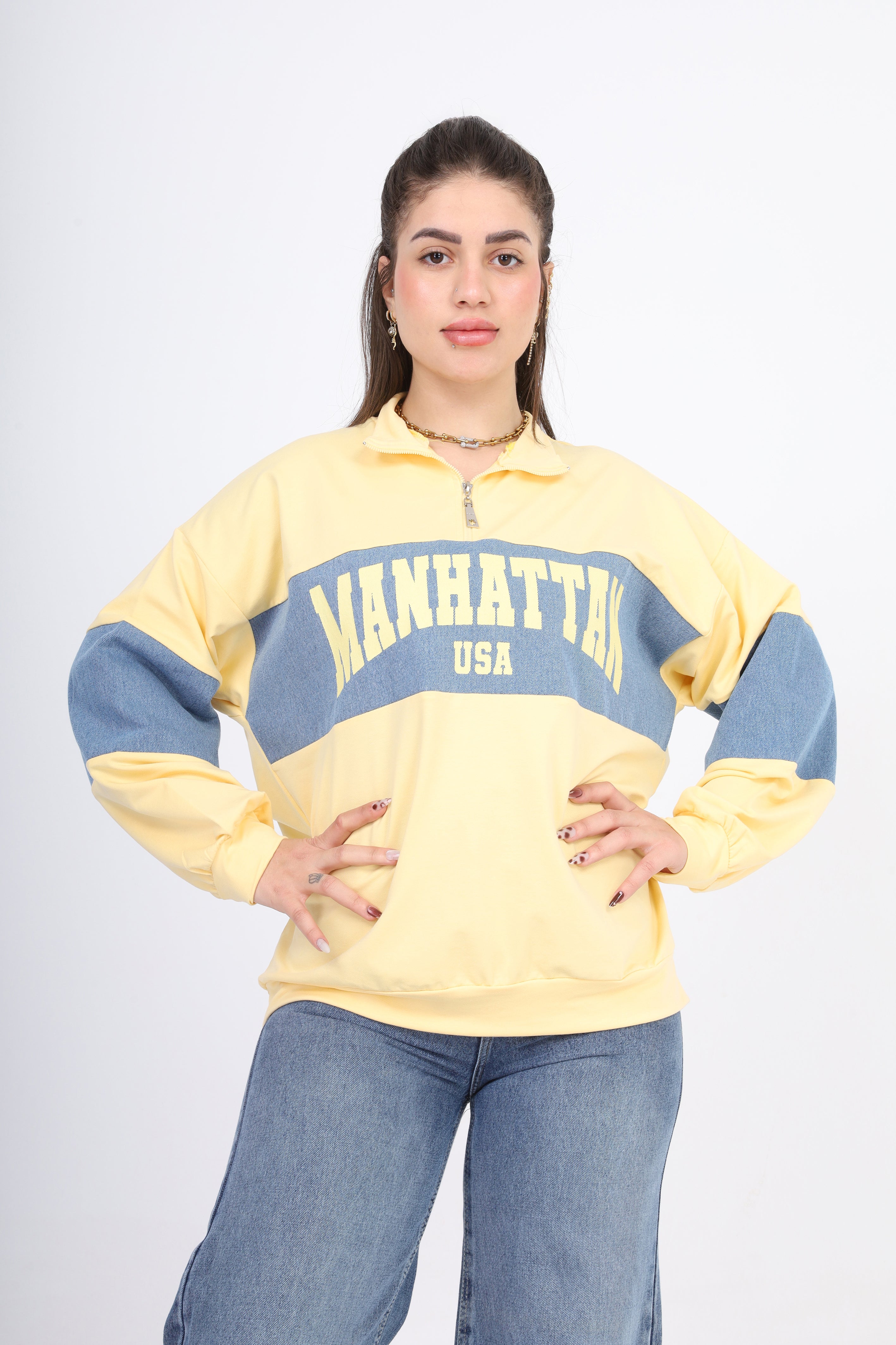 Graphic Oversized Sweatshirt 2059S301