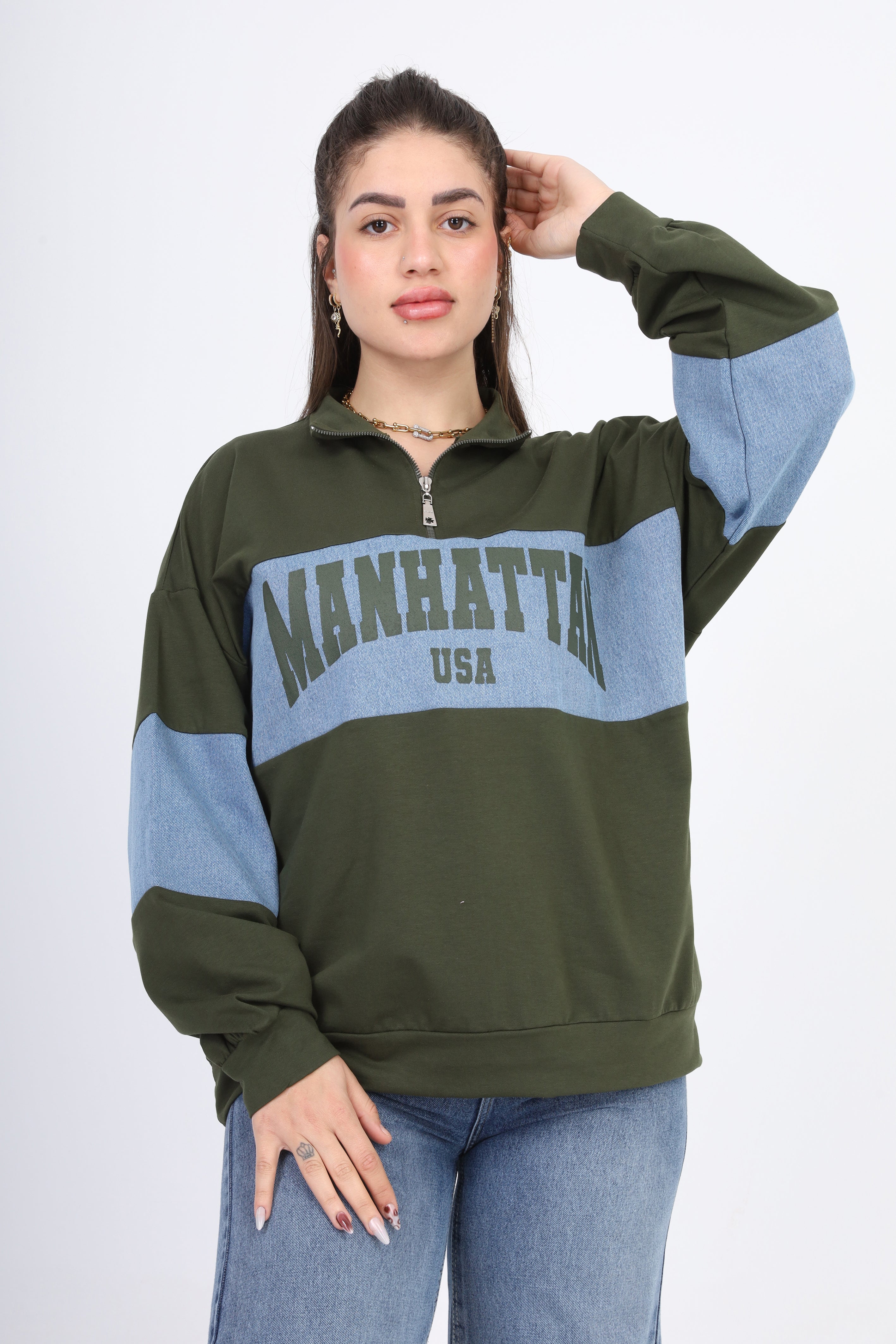 Graphic Oversized Sweatshirt 2059S301
