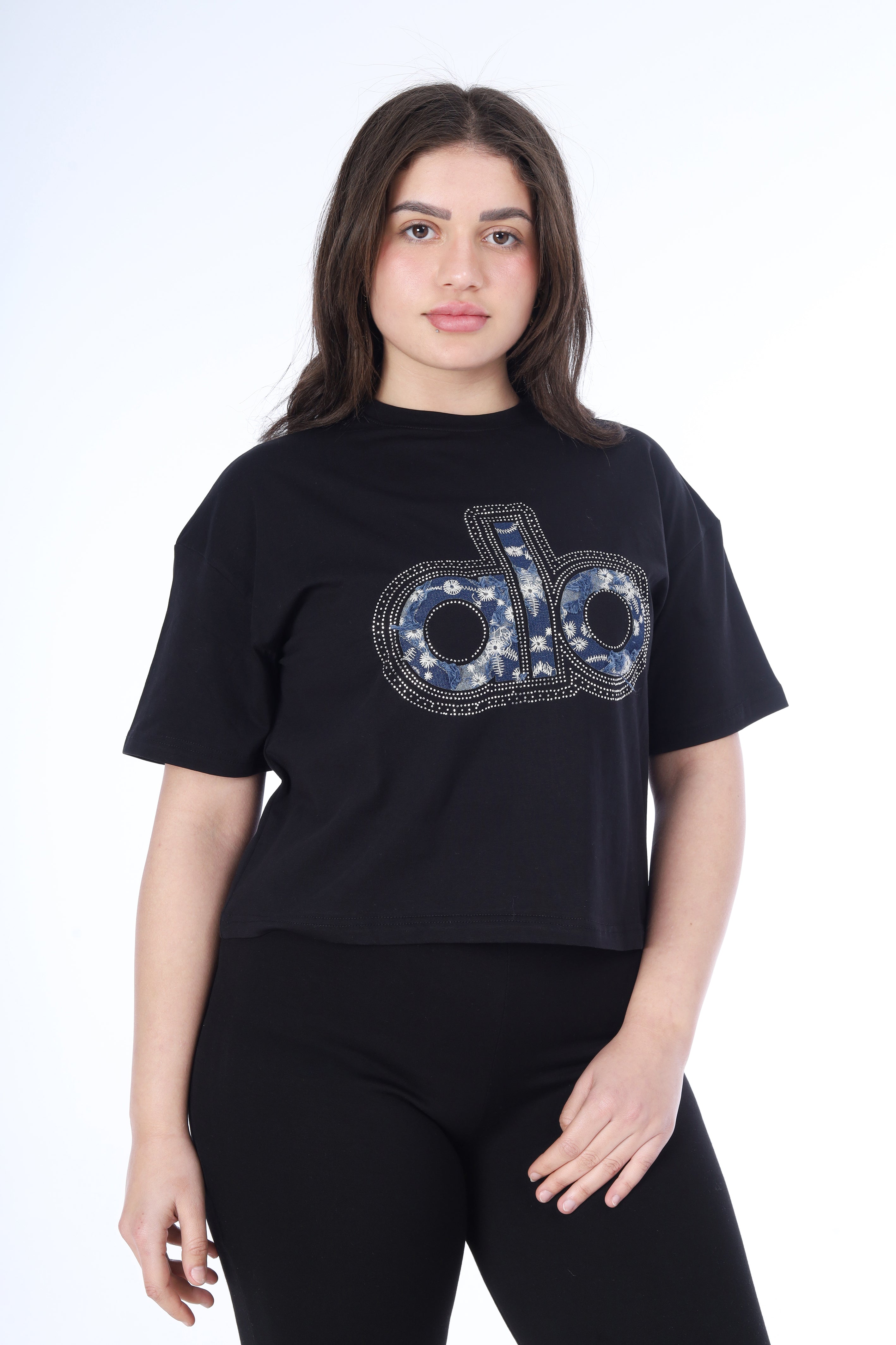 Trendy Crop Tee – Half Sleeve 2059S302