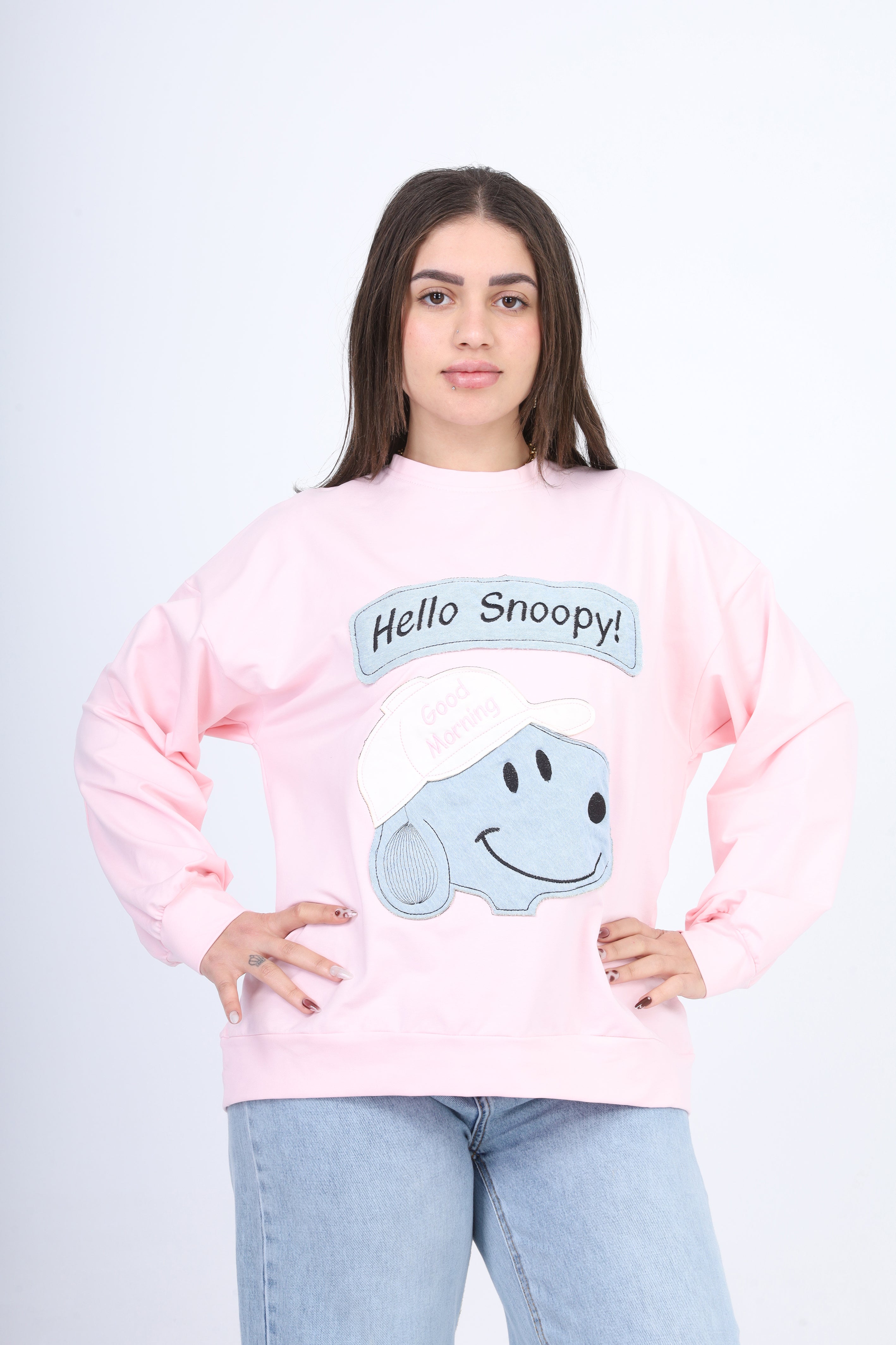 Cartoon Graphic Oversized Sweatshirt 2059S310