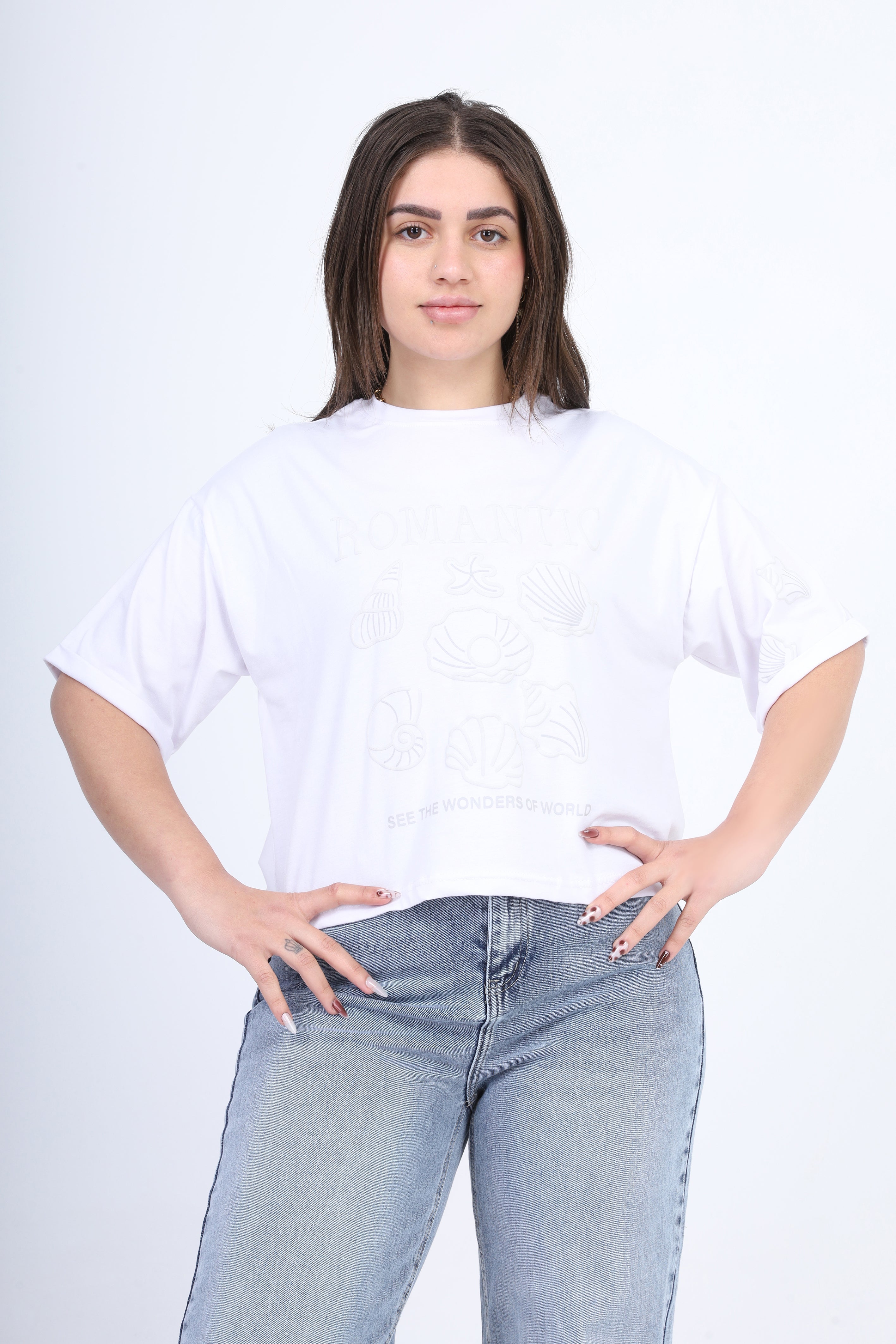 Cropped Oversized T-Shirt 2059S350