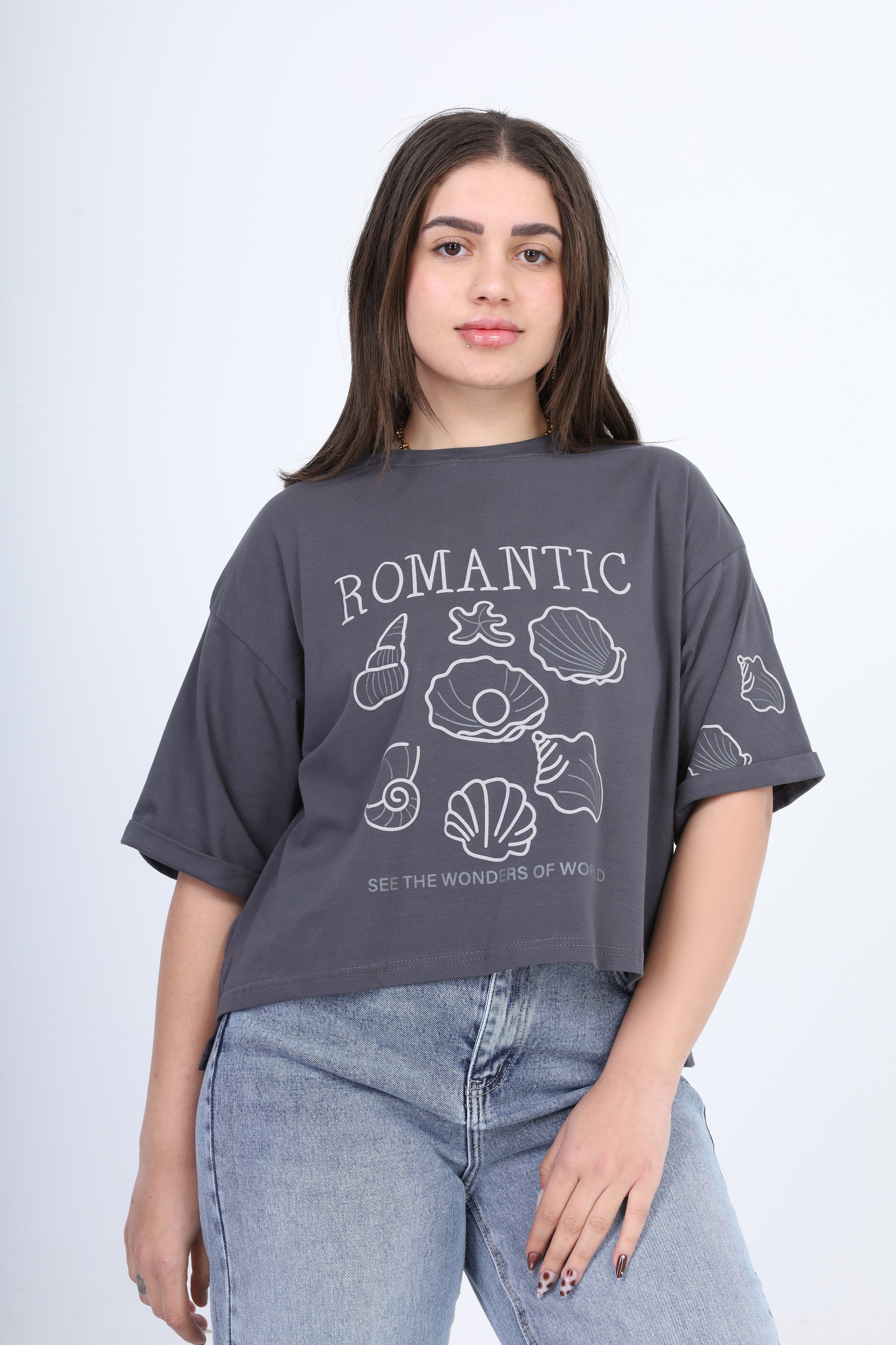 Cropped Oversized T-Shirt 2059S350