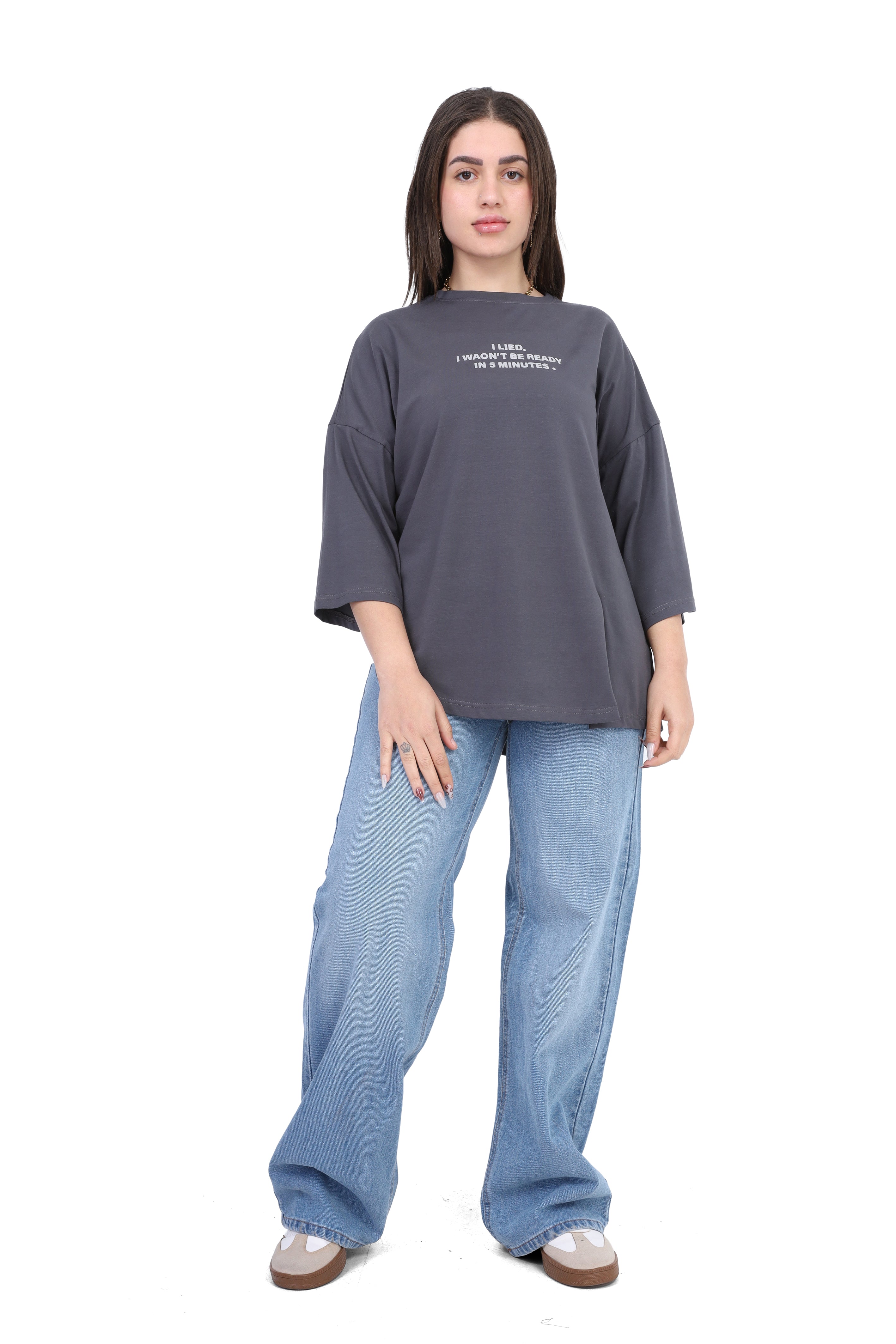 Oversized T-Shirt with Back Print 2059S351