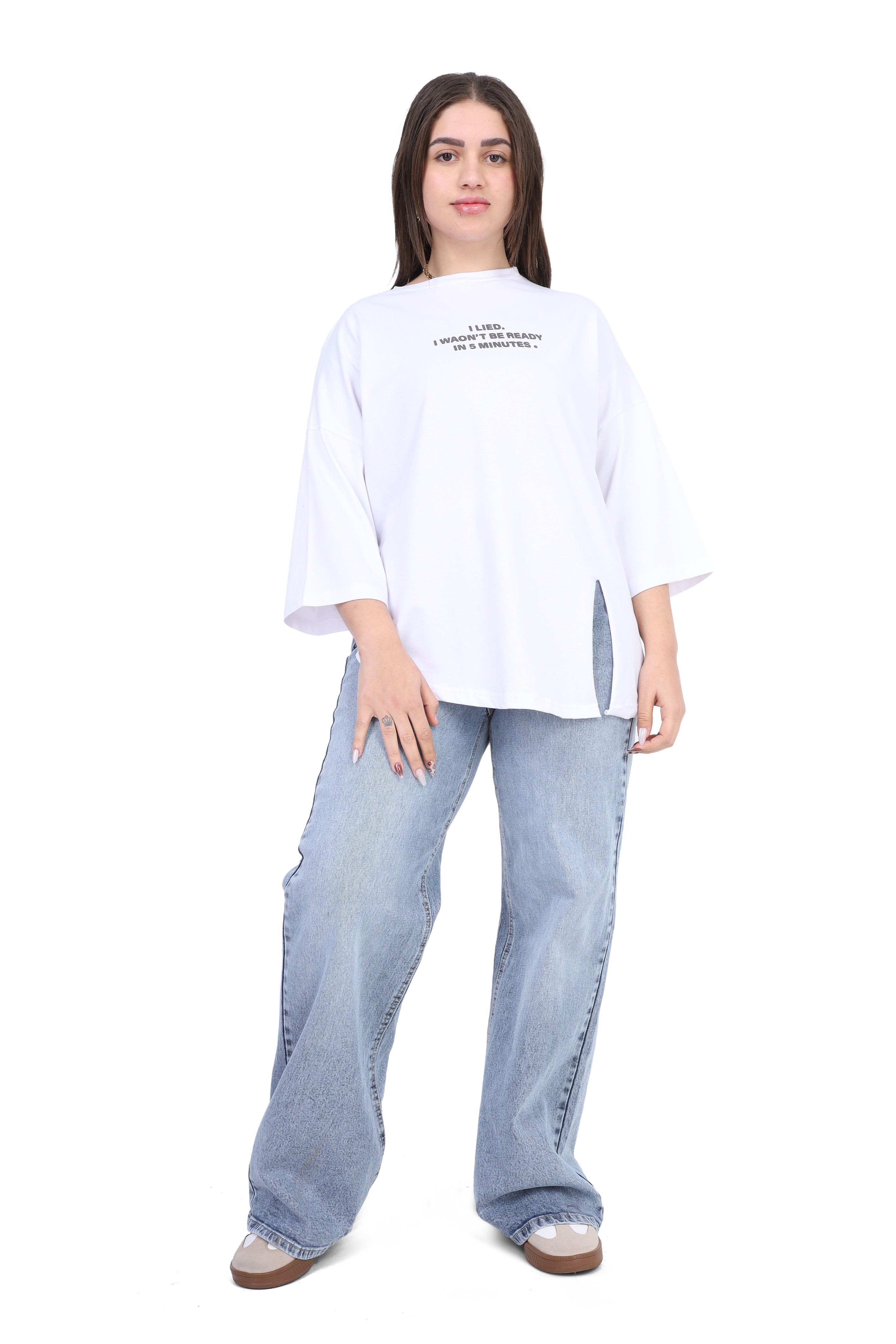 Oversized T-Shirt with Back Print 2059S351