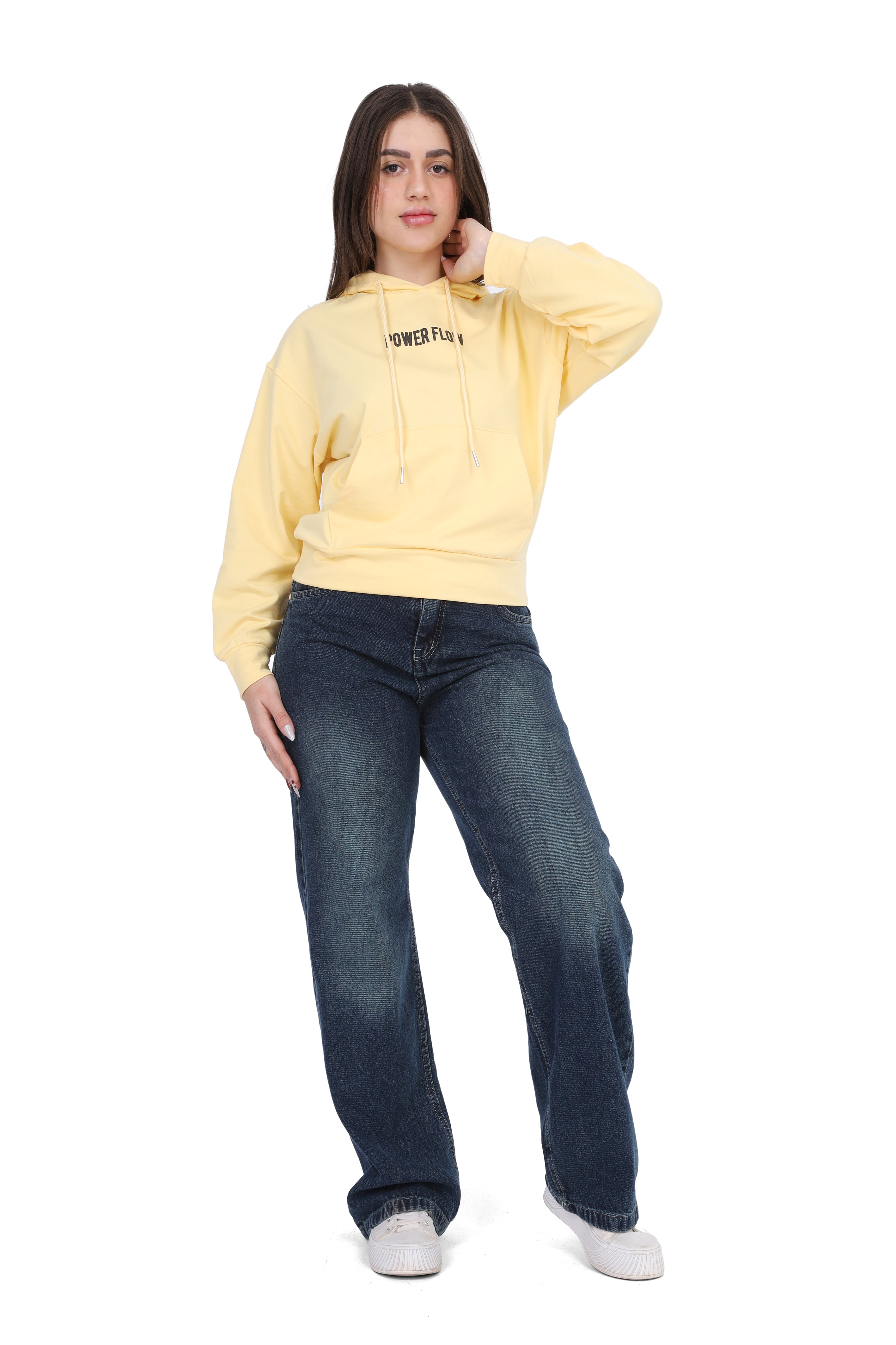 Cropped Hoodie with Hood 2059S401