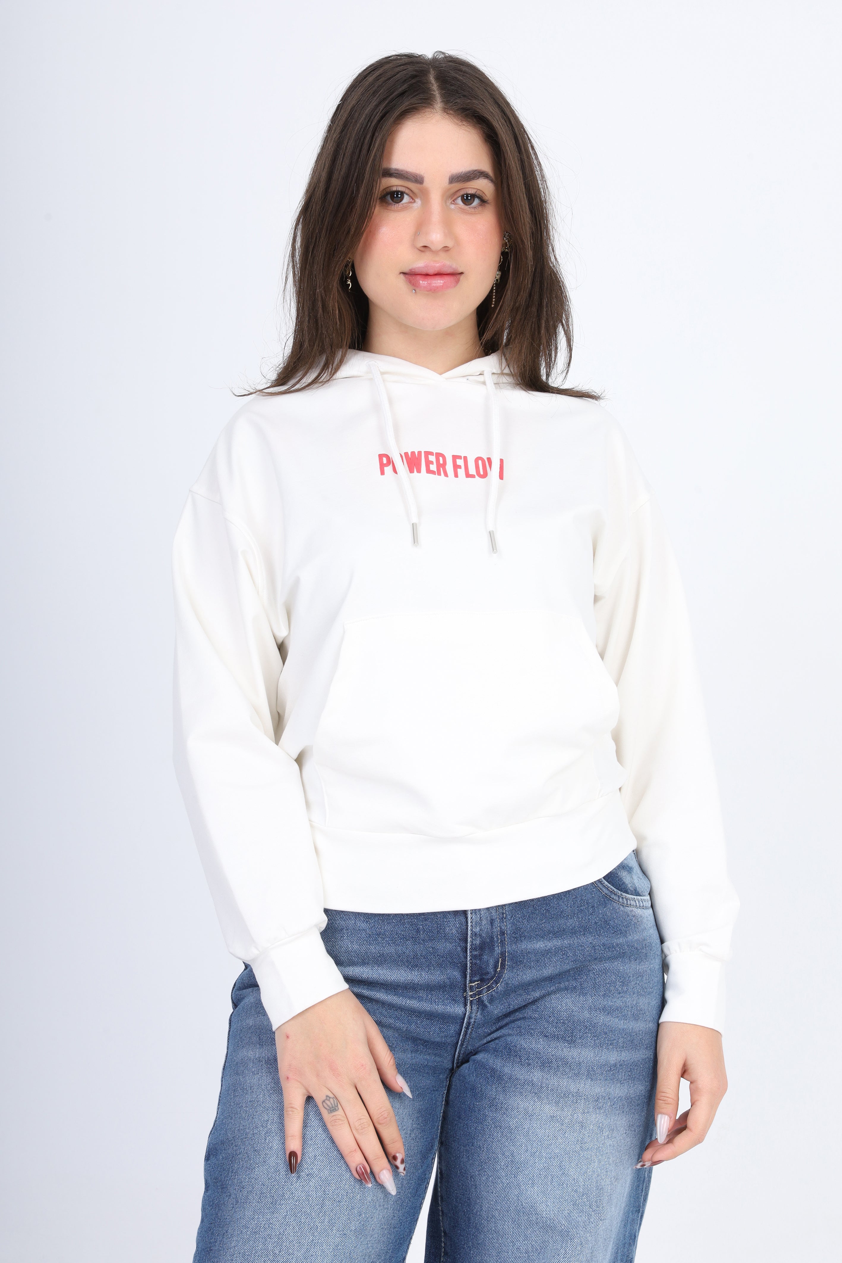 Cropped Hoodie with Hood 2059S401