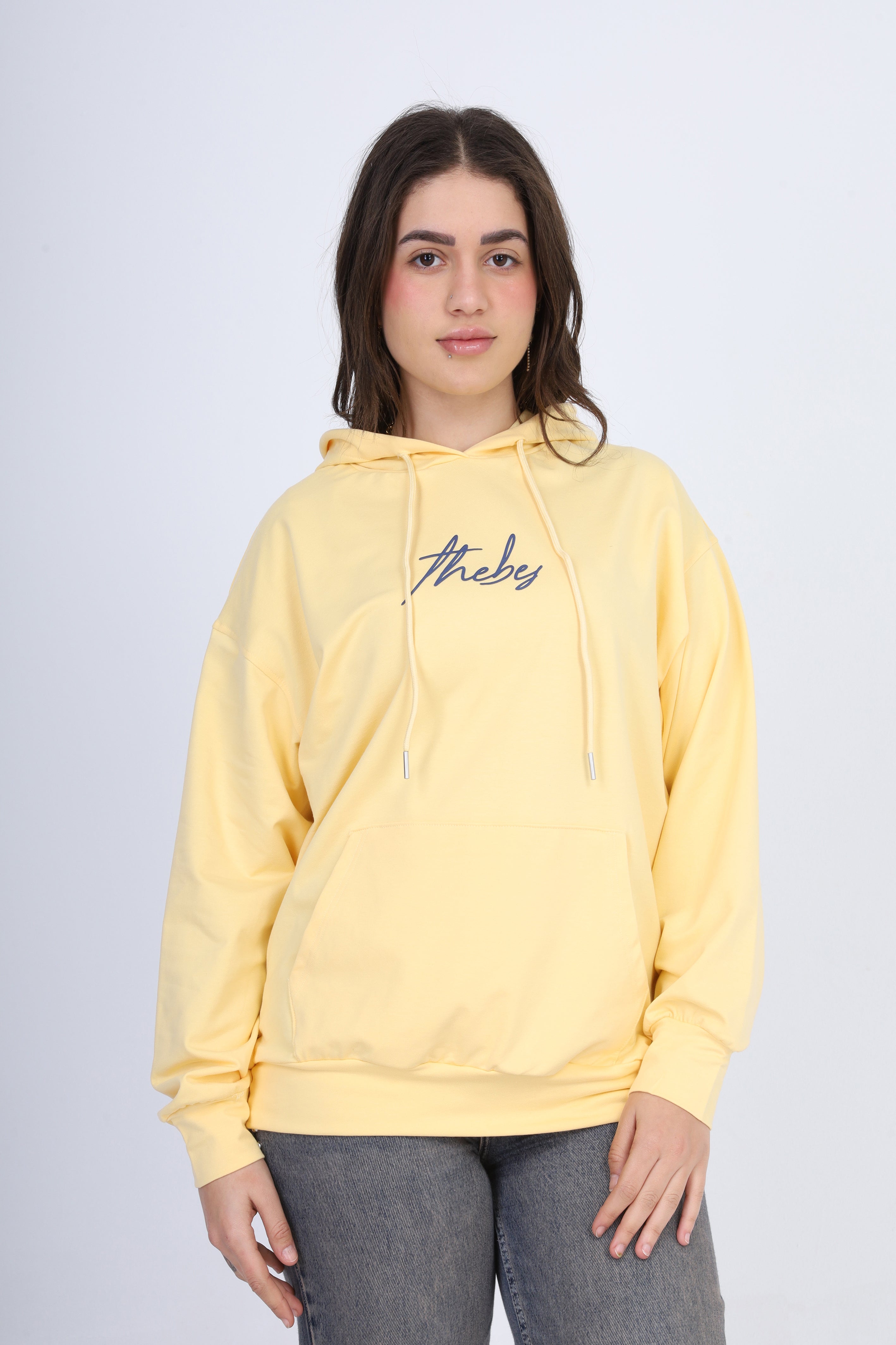 Hooded Sweatshirt with Back Graphic Print 2059S403