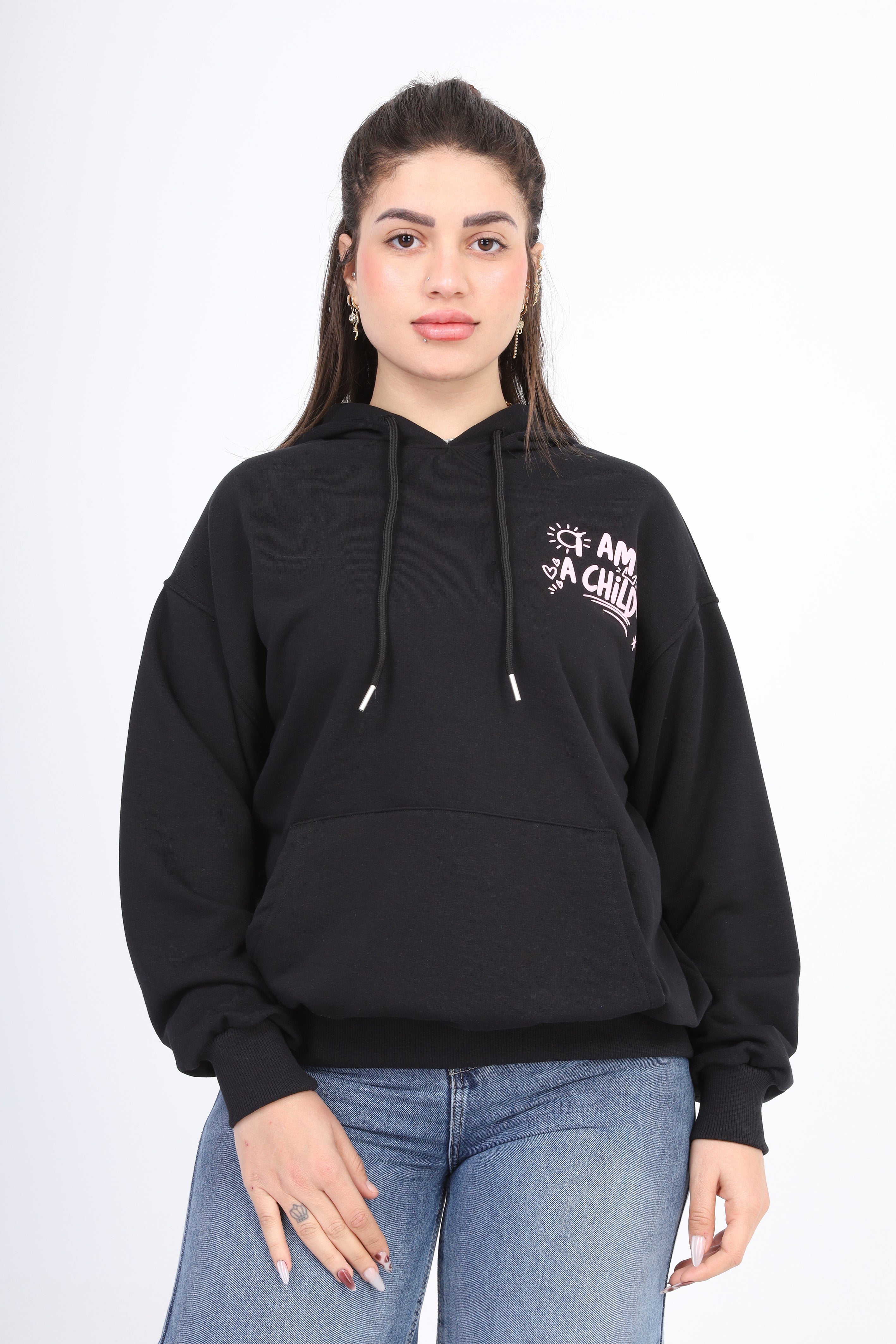 Oversized Hoodie with Back Print 2059S413