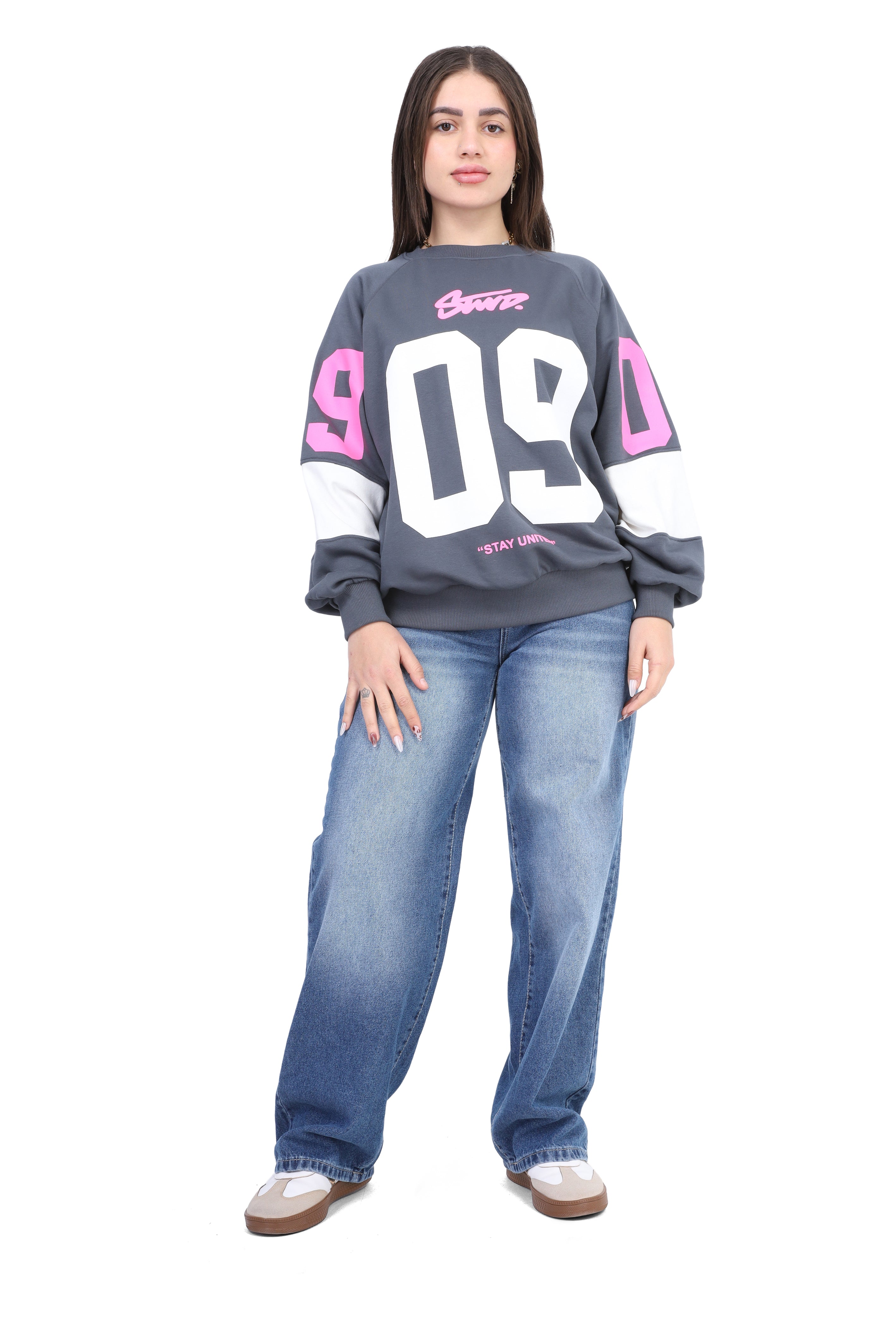 Graphic Oversized Sweatshirt 2059S415