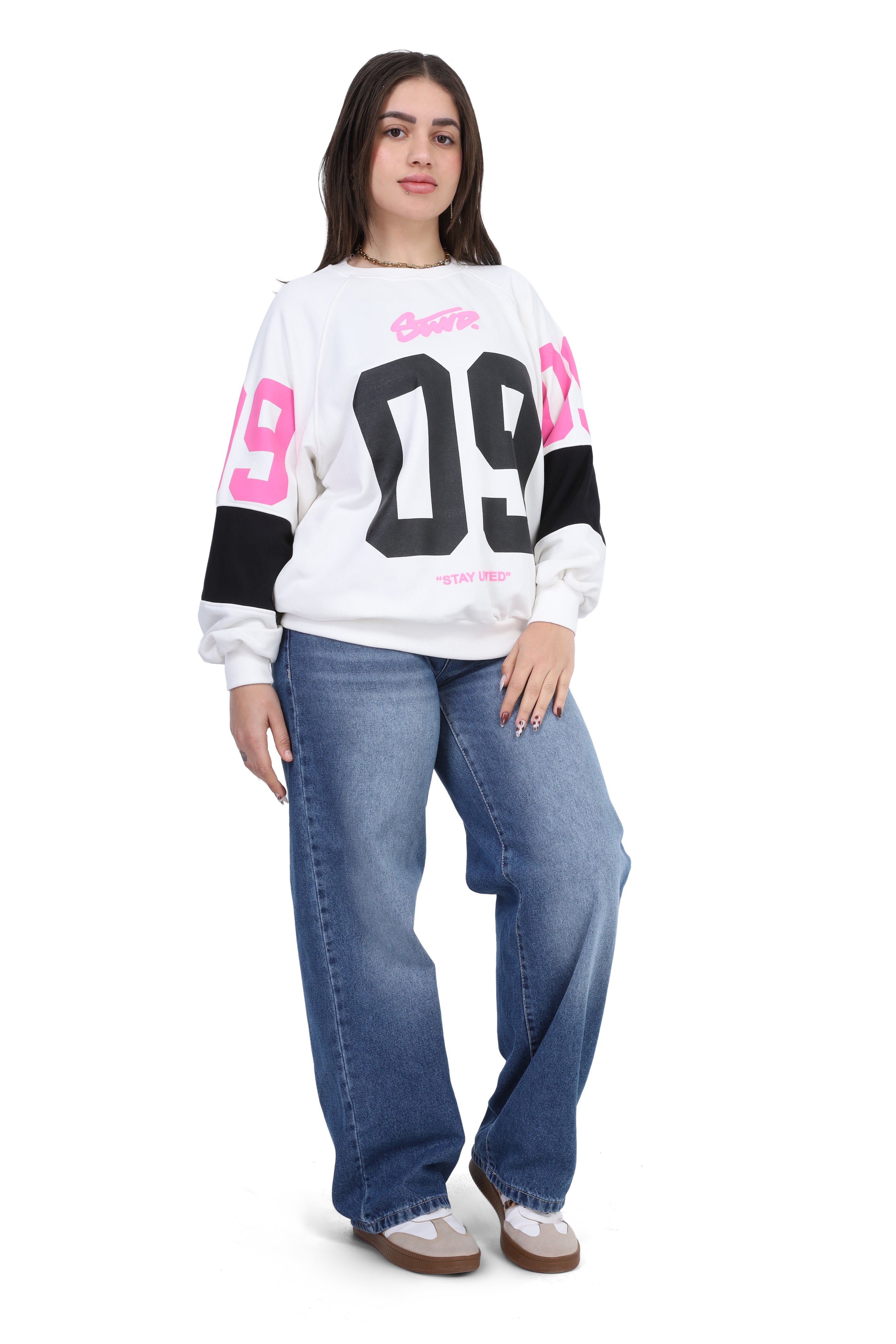 Graphic Oversized Sweatshirt 2059S415