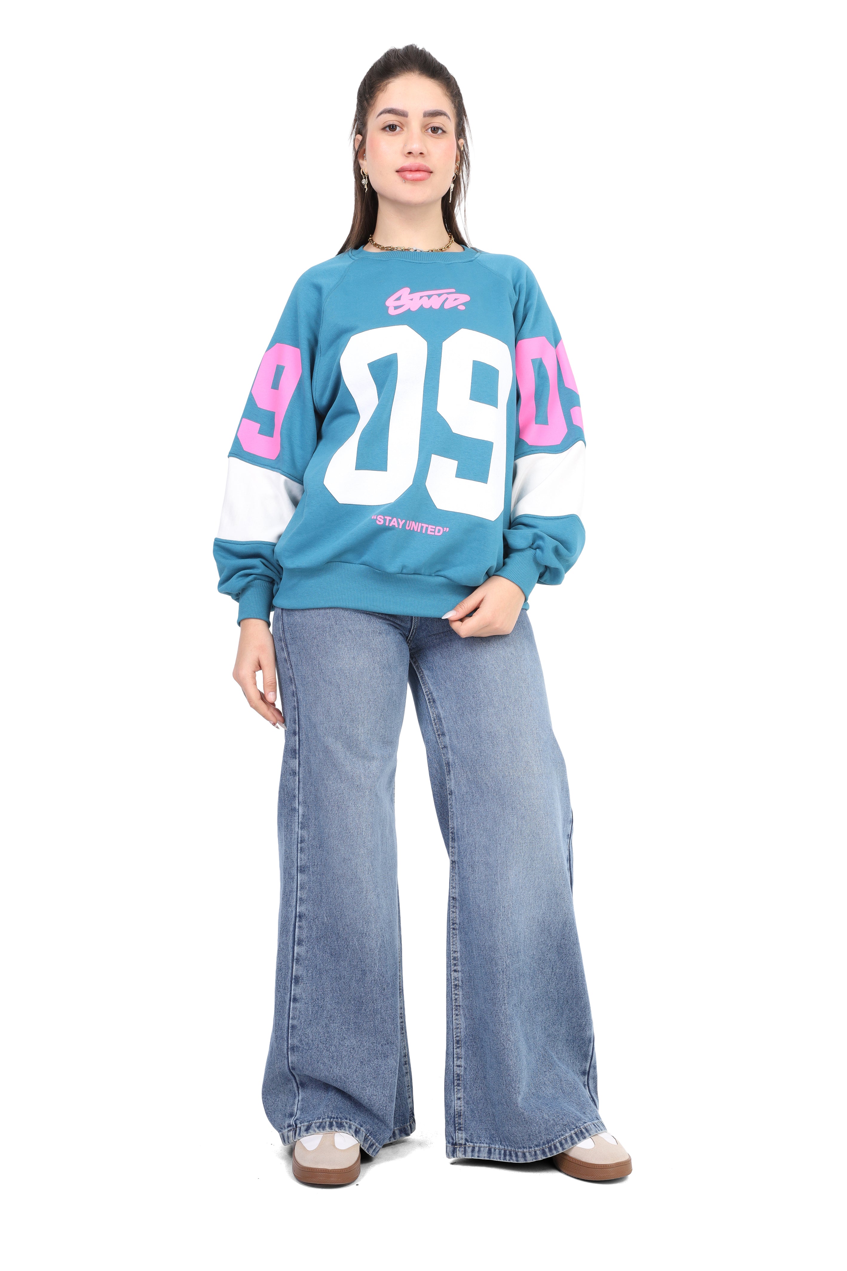 Graphic Oversized Sweatshirt 2059S415