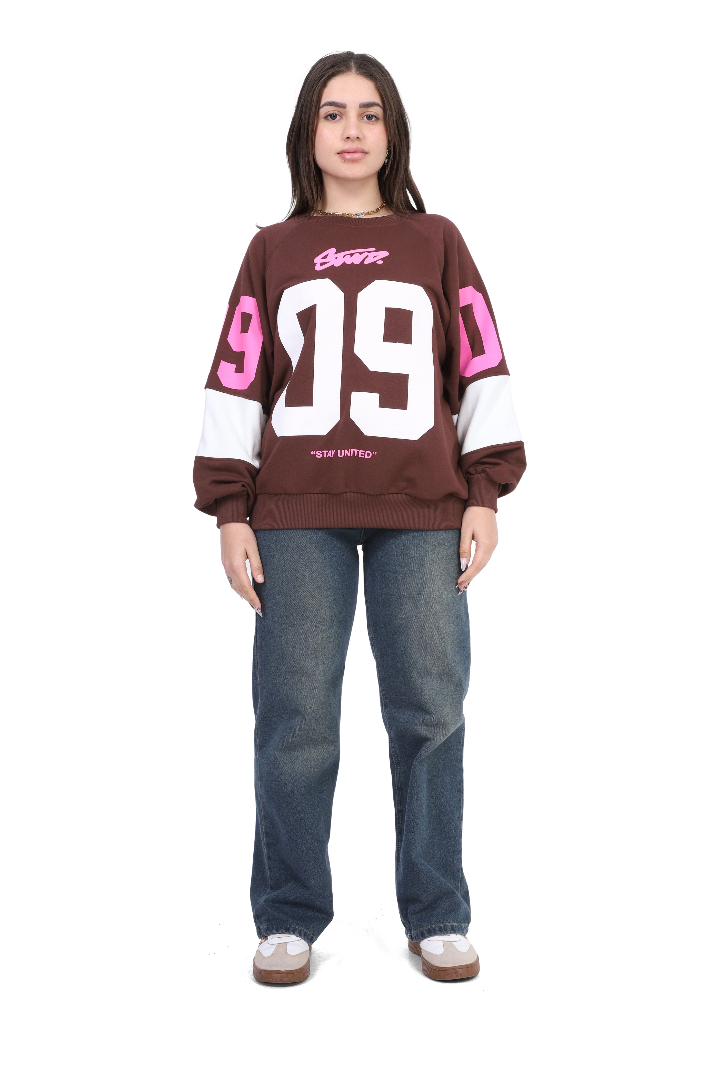 Graphic Oversized Sweatshirt 2059S415