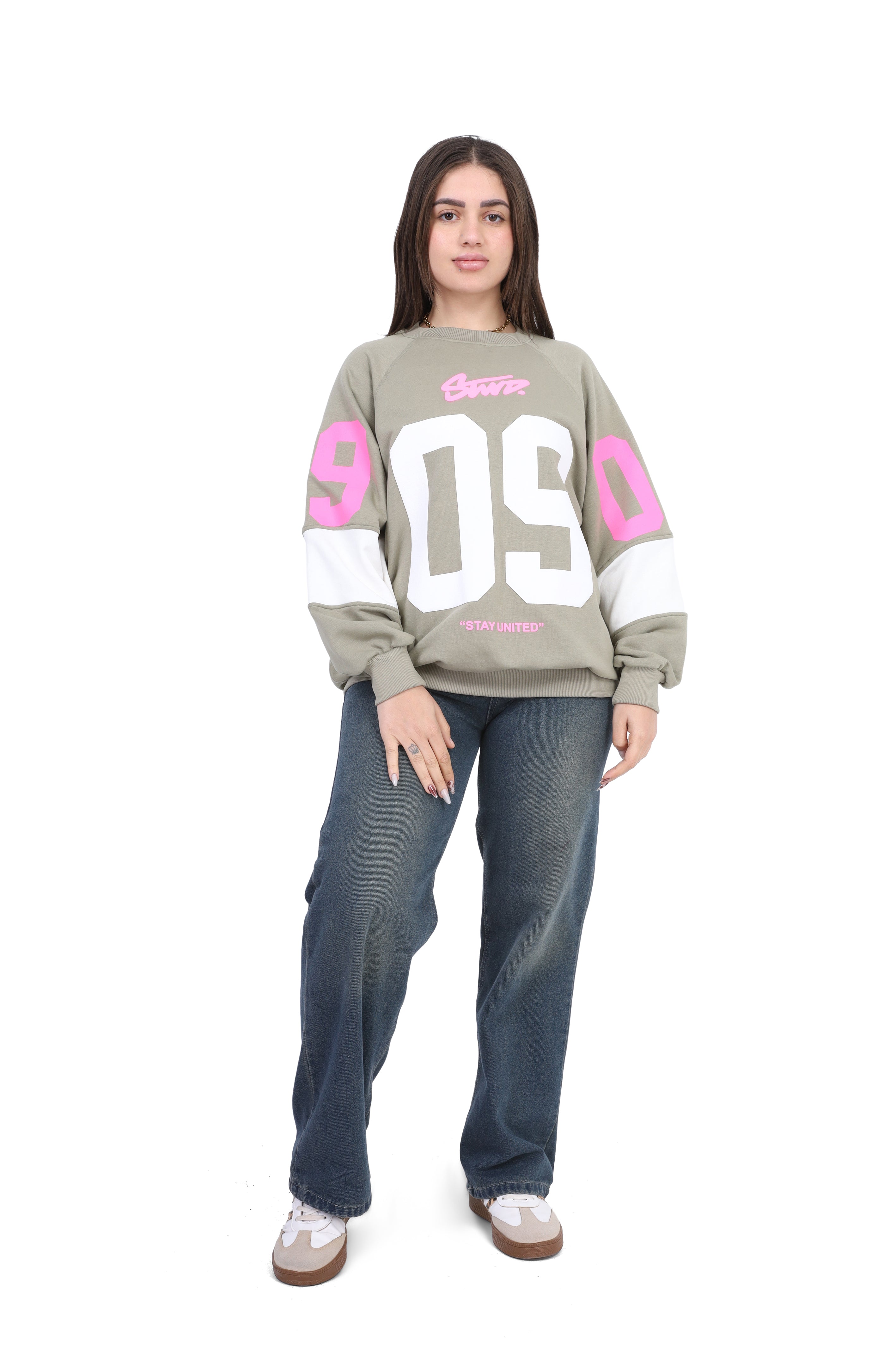 Graphic Oversized Sweatshirt 2059S415