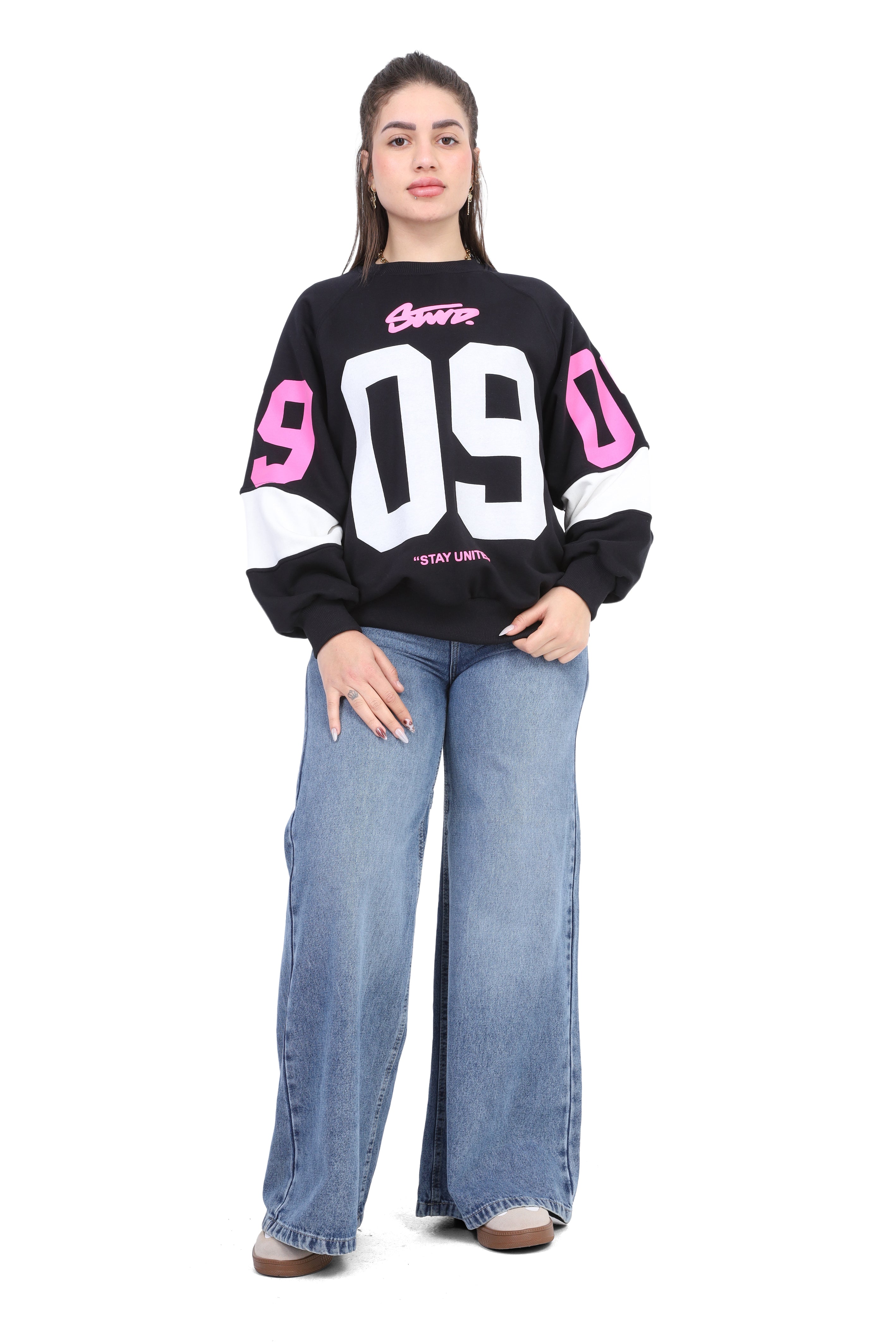 Graphic Oversized Sweatshirt 2059S415