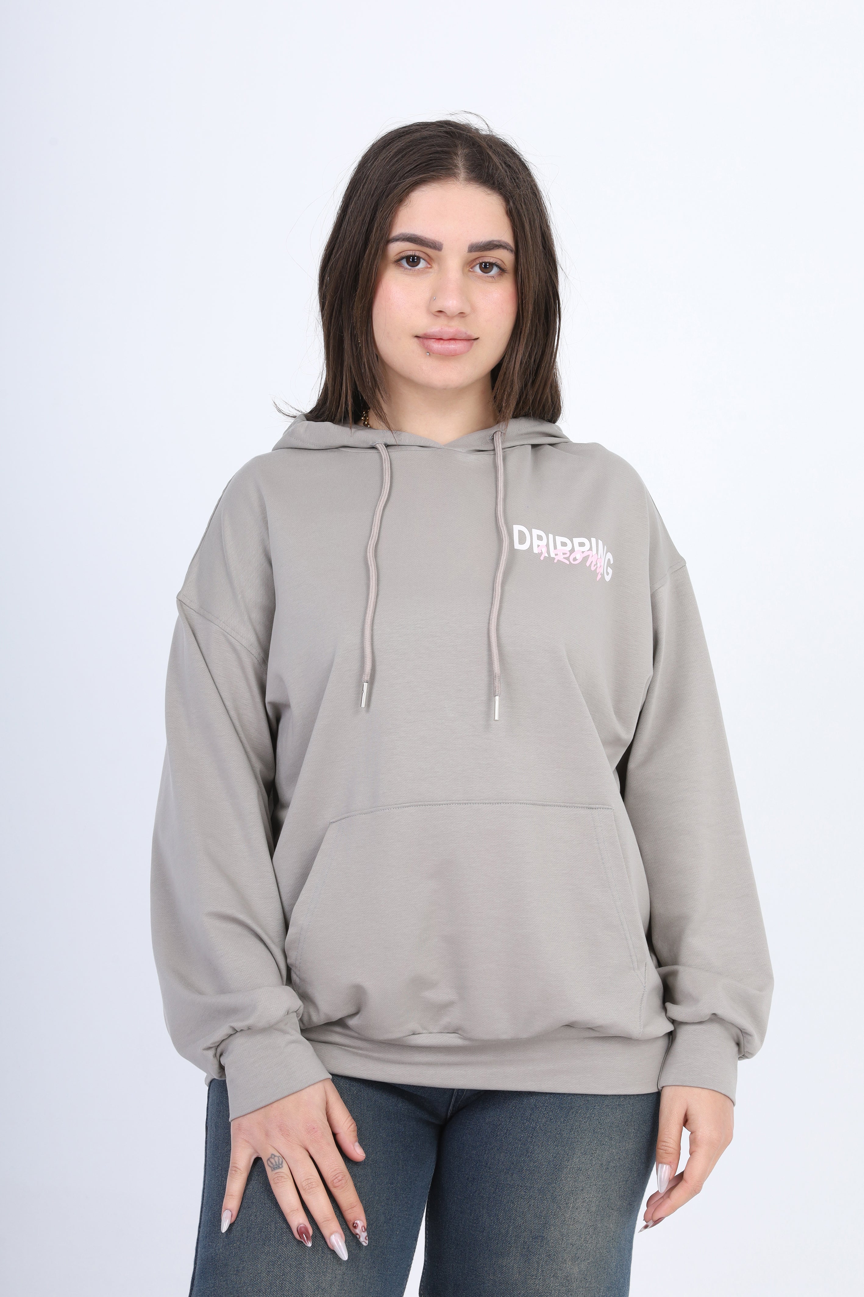 Printed Oversized Hoodie 2059S420