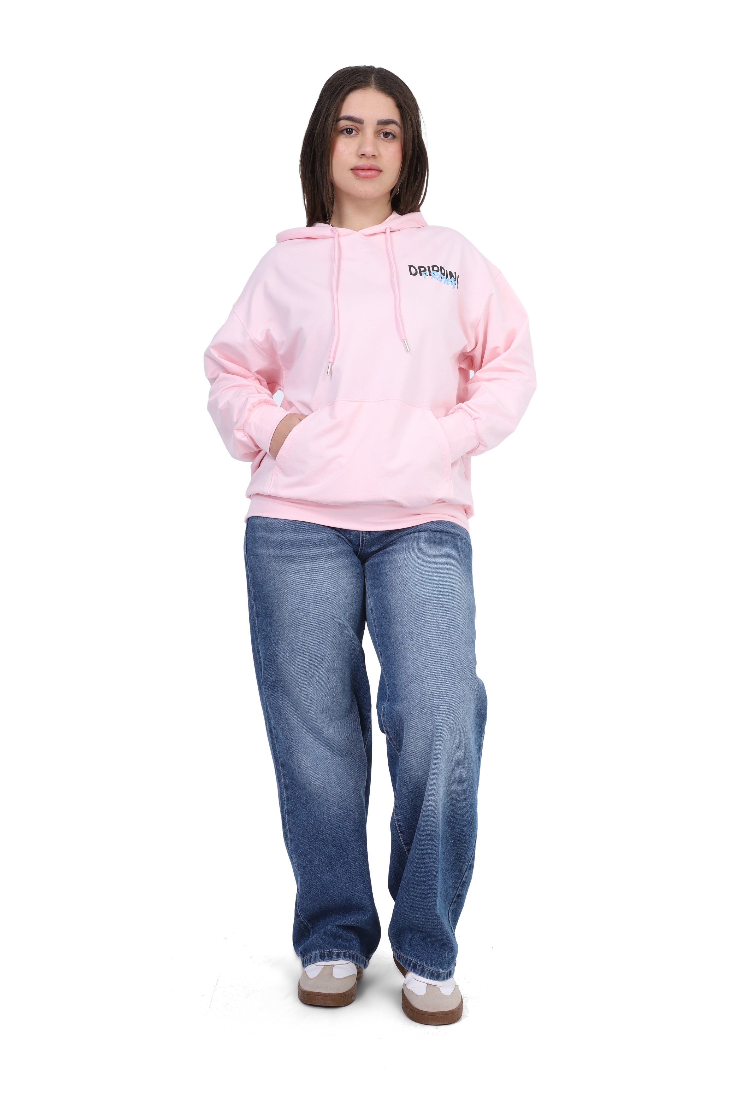 Printed Oversized Hoodie 2059S420