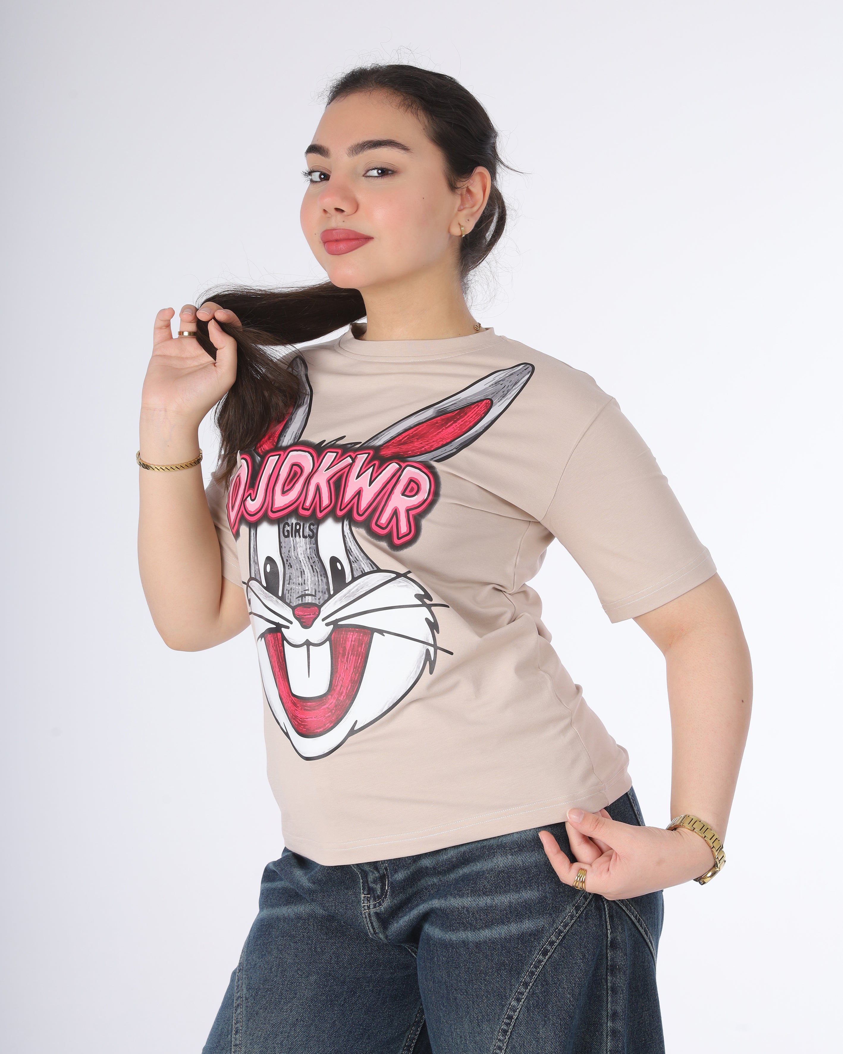 Printed Half Sleeve T-Shirt 2059S422