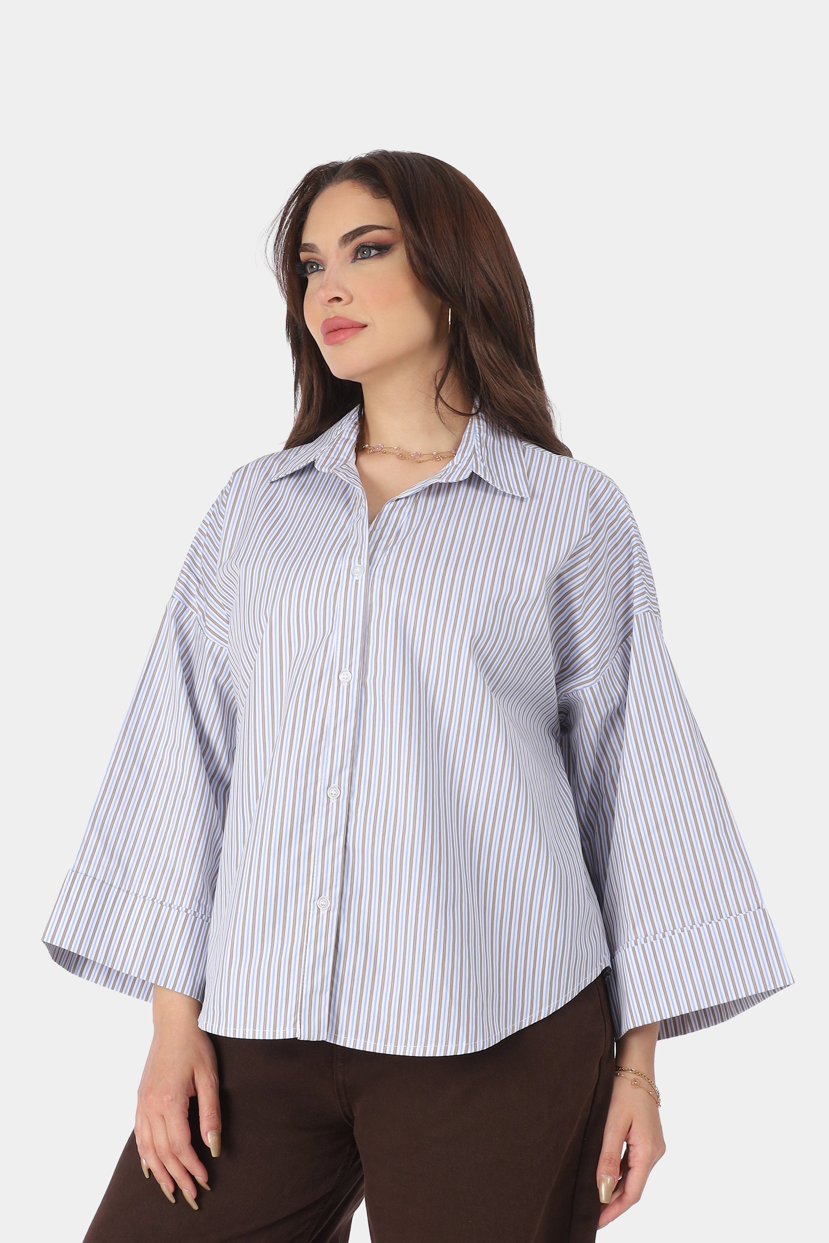 Trendy Wide Sleeve Shirt 20661070151