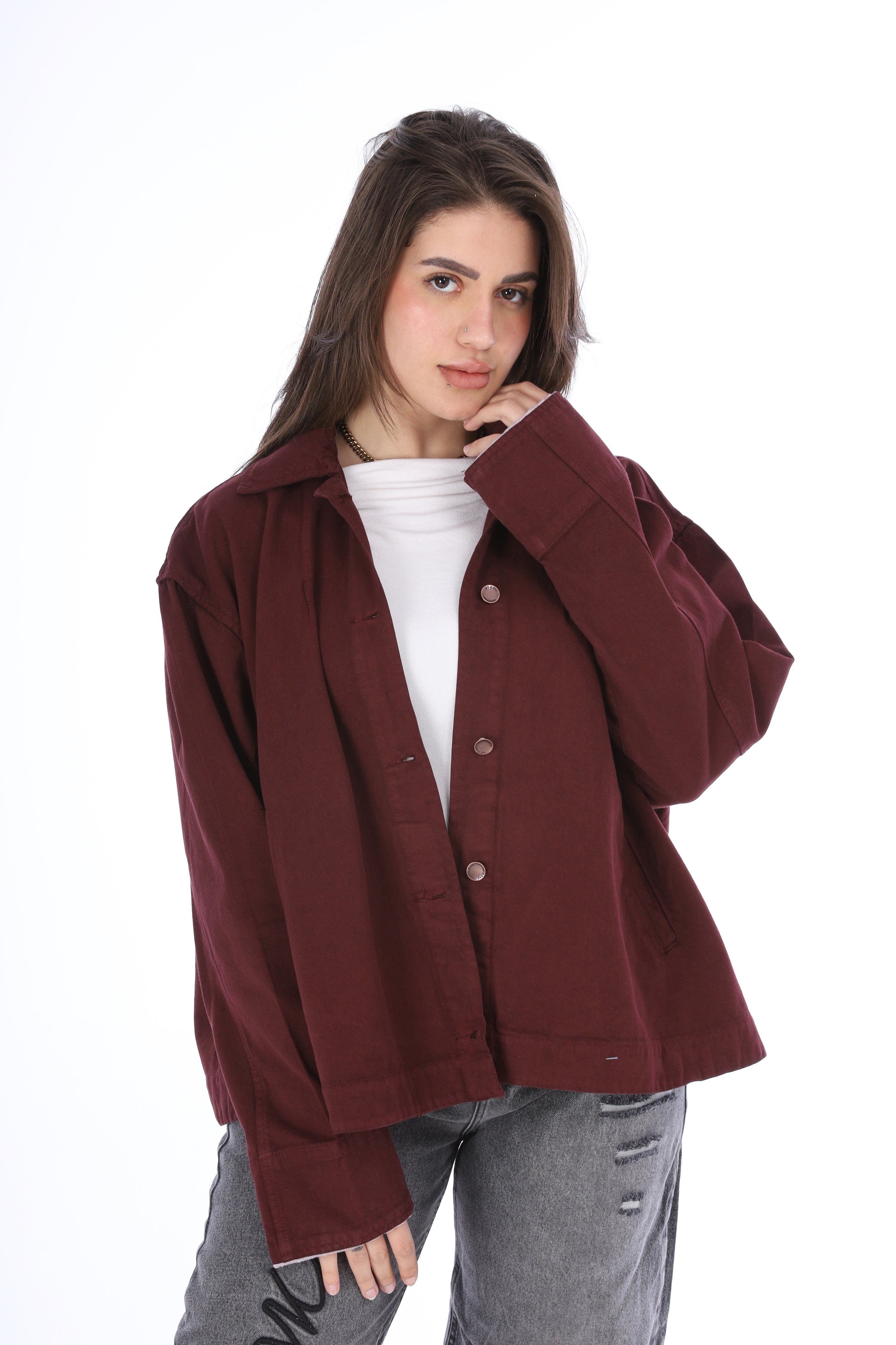 Oversized Denim Jacket 20681529