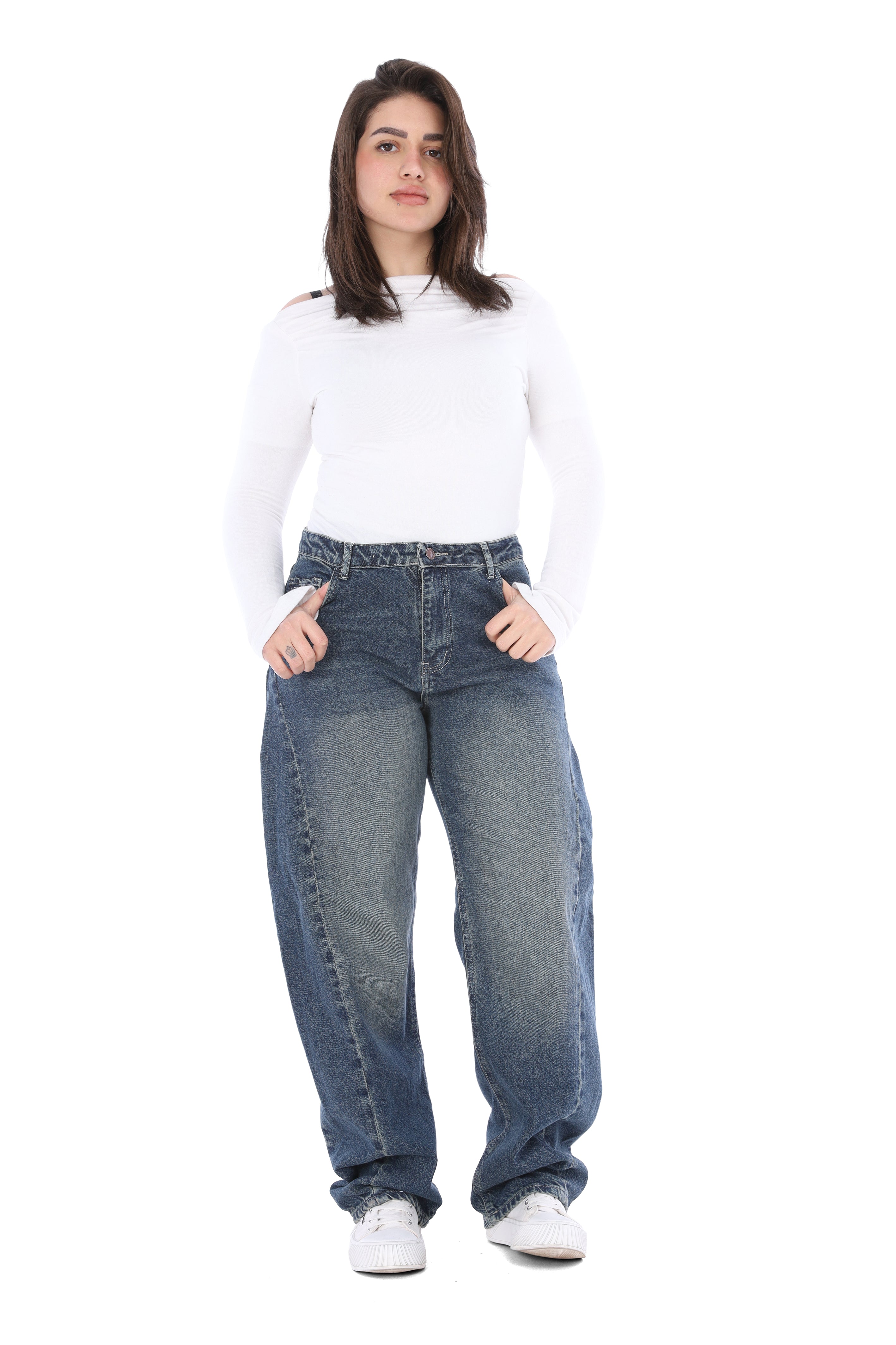 High-Waist Loose Fit Pants 20682996/1