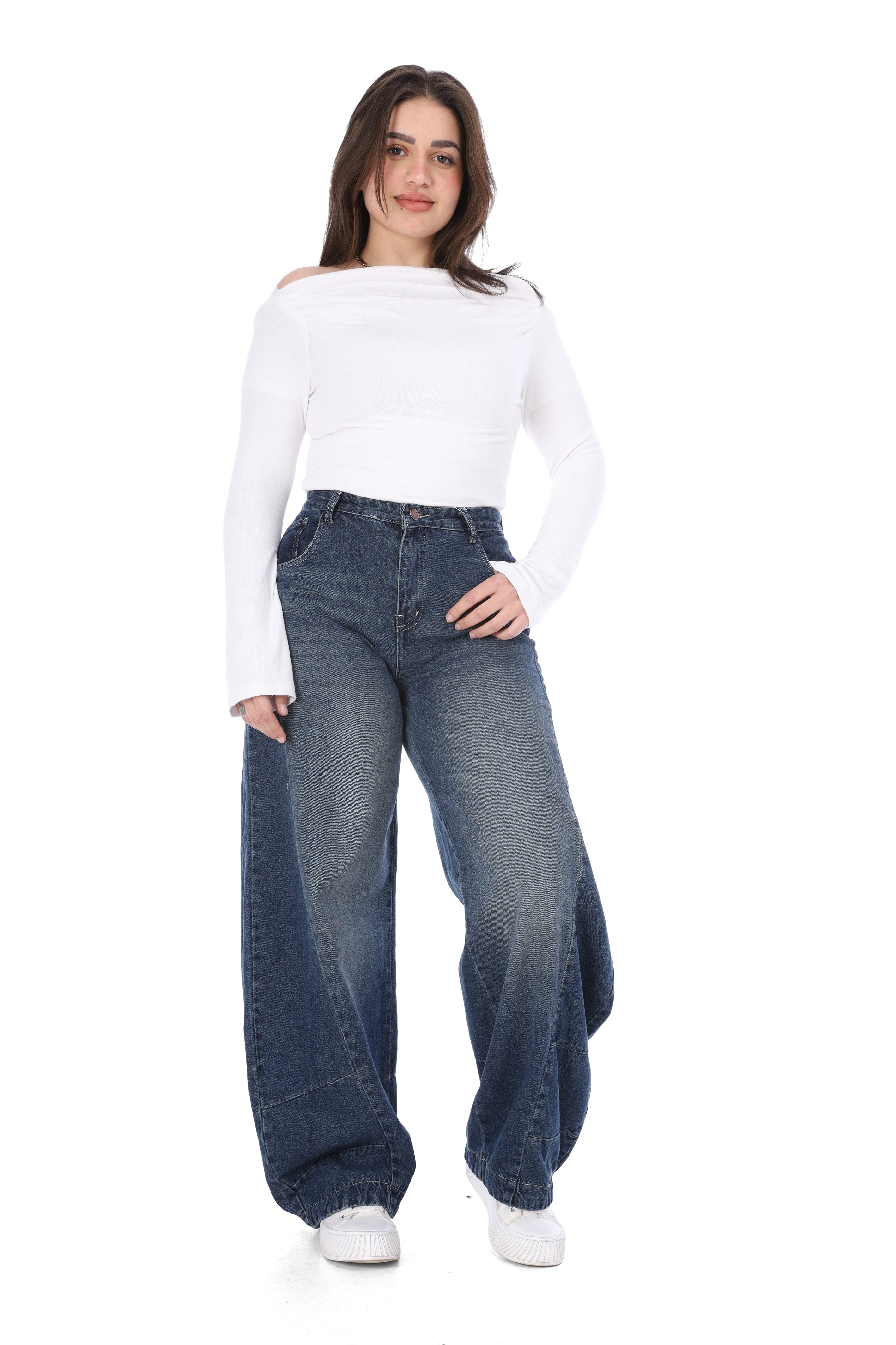High-Waist Wide Leg Jeans 20683001