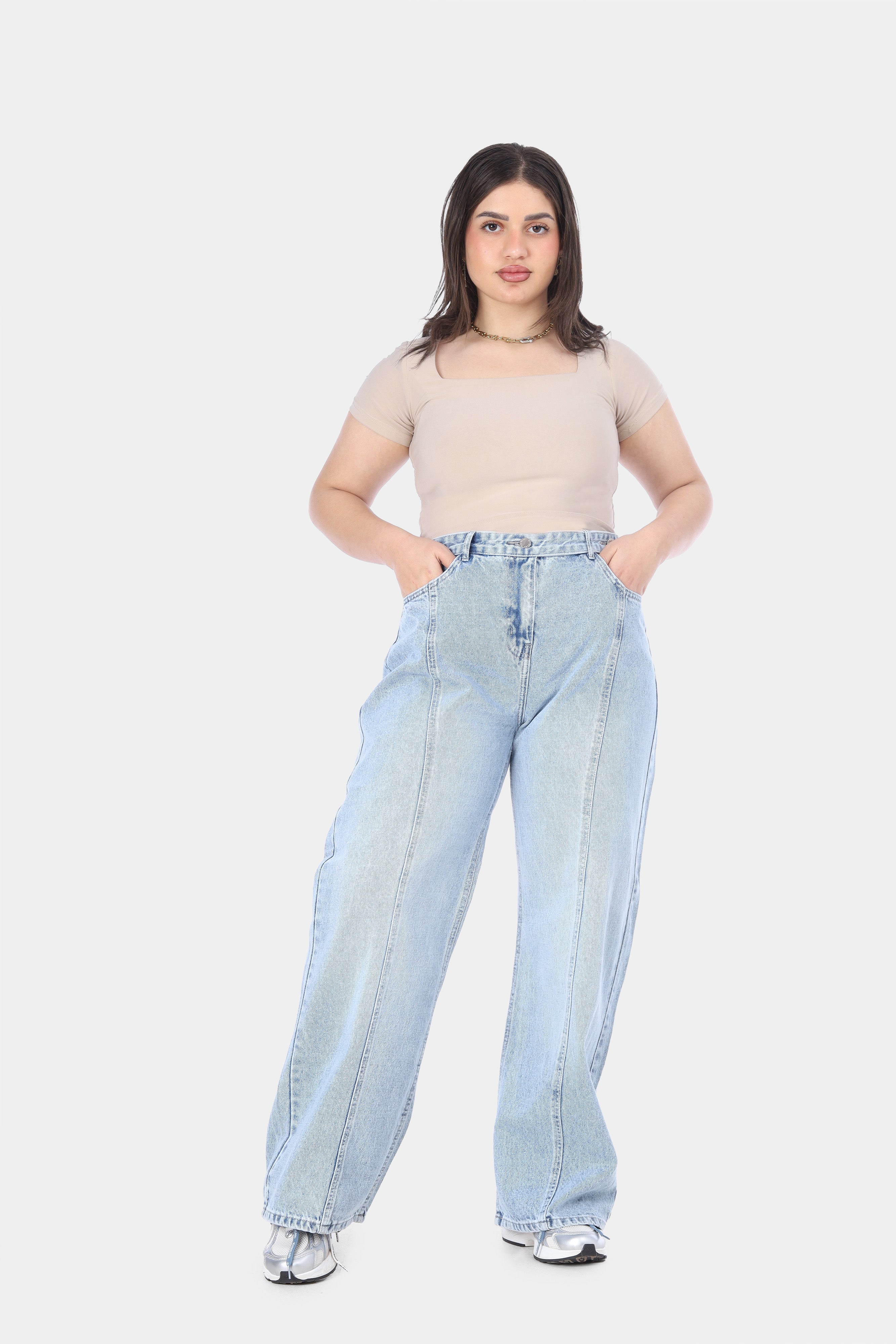 Classic Wide Leg Denim Jeans 20683005/1