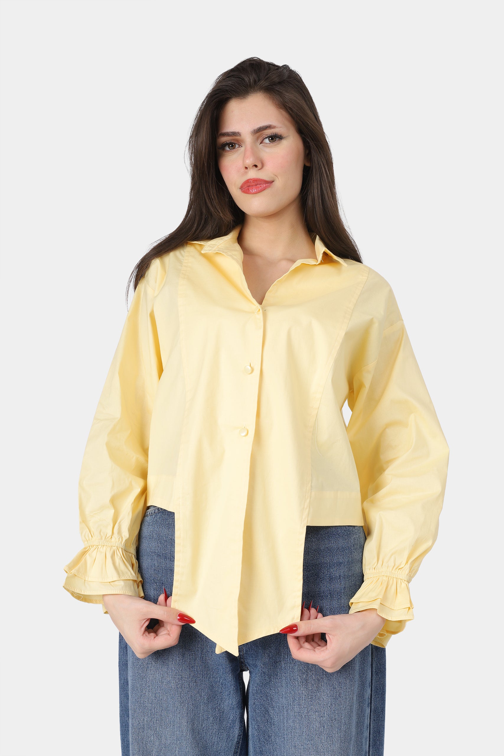 Elegant Asymmetrical Shirt 2072738